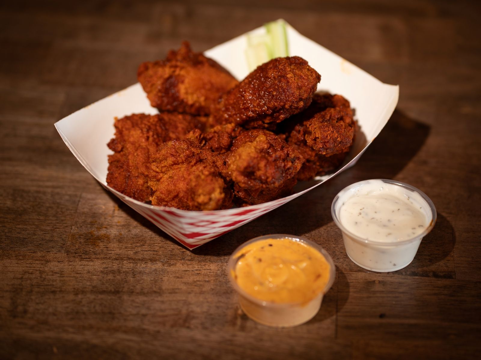 Flamin Wings (6 pieces).