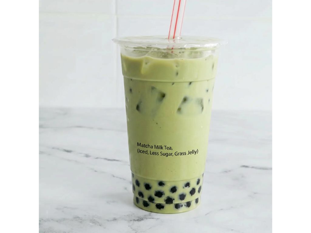 Matcha Milk Tea.