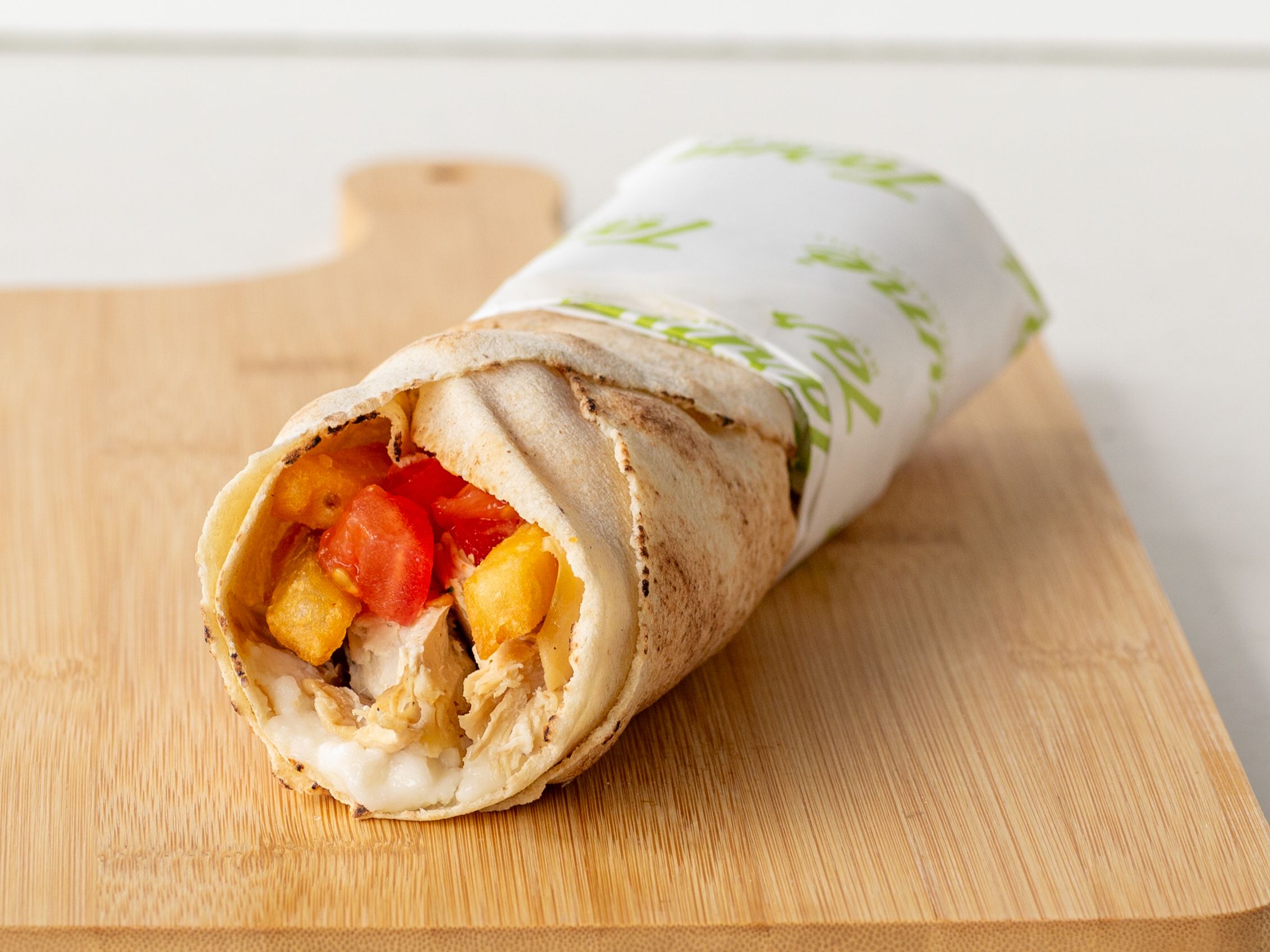 Rotisserie Chicken Wrap.