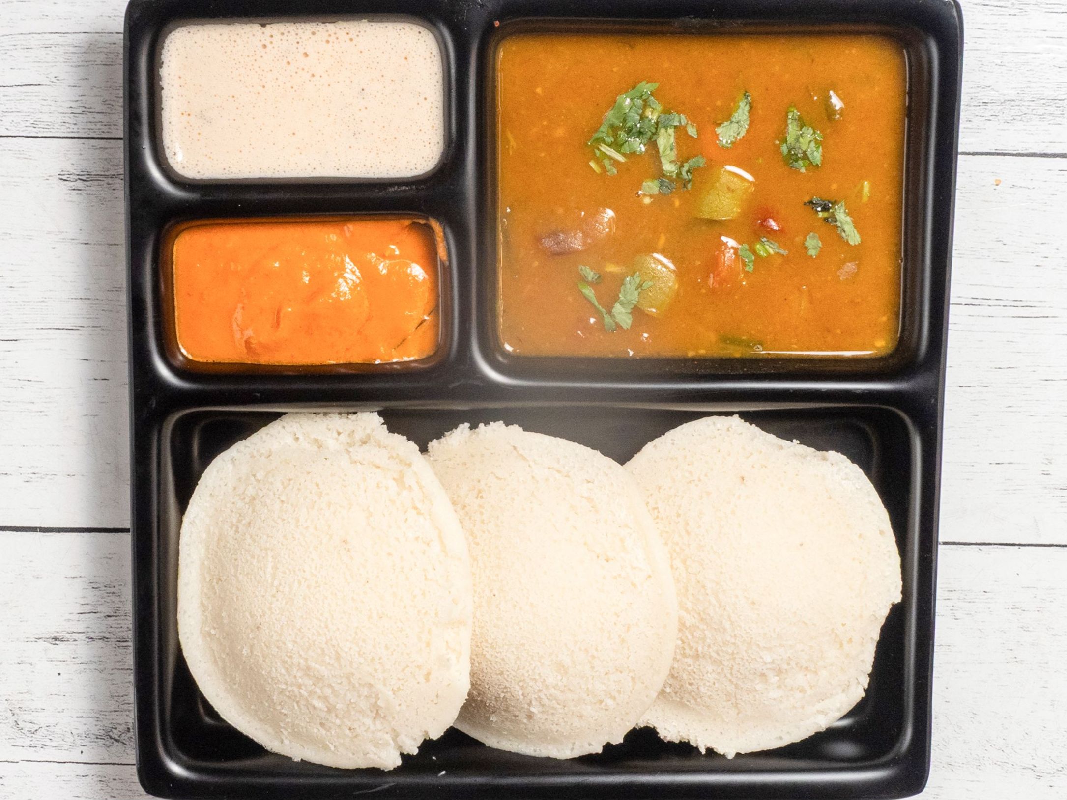 PLD - 22A. 3 pcs Plain Idly - سادہ اڈلی/இட்லி.
