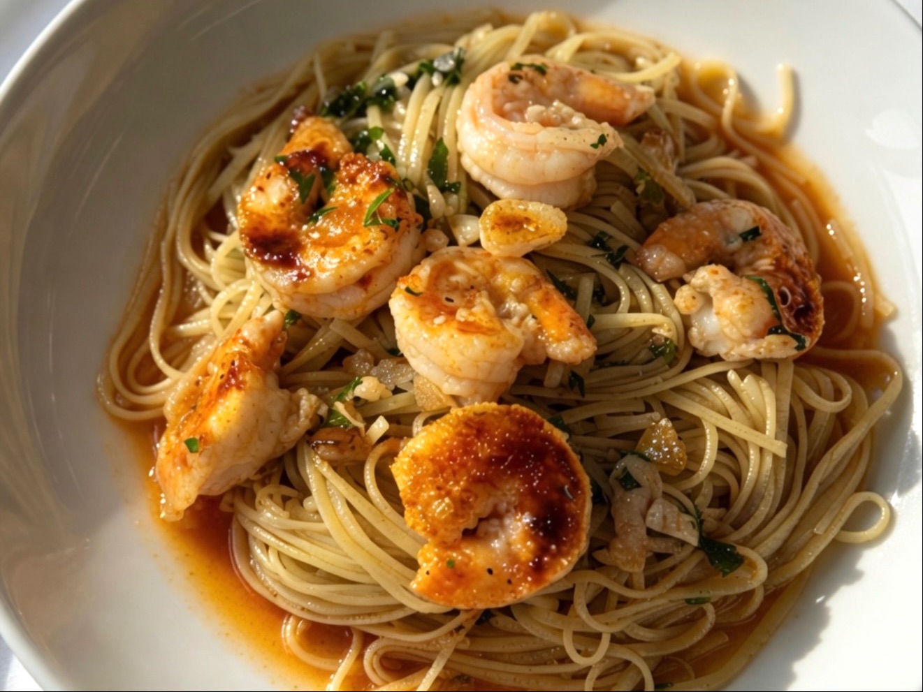 Shrimp Scampi.