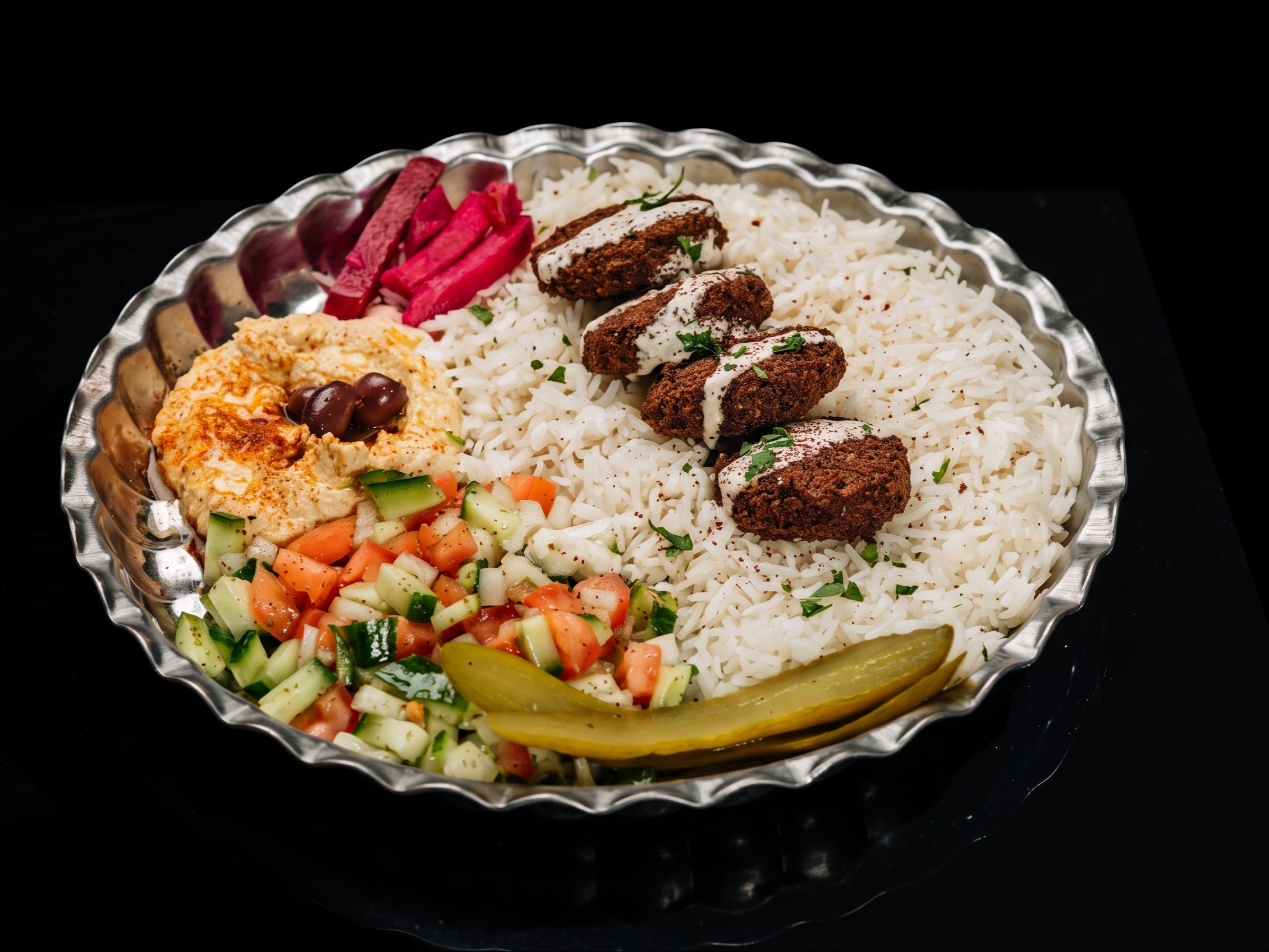 Falafel Plate.