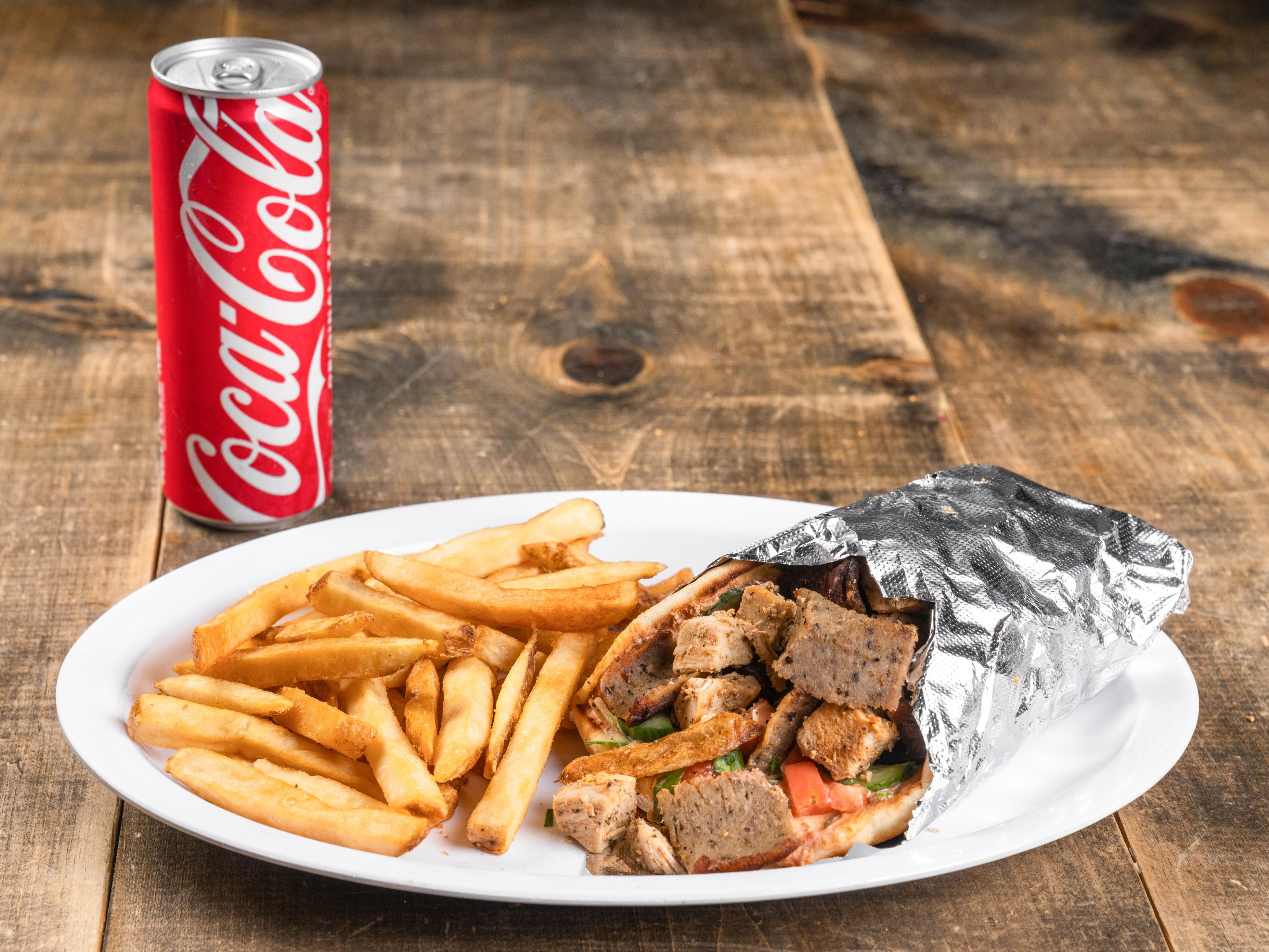 Souvlaki Mixed Combo.