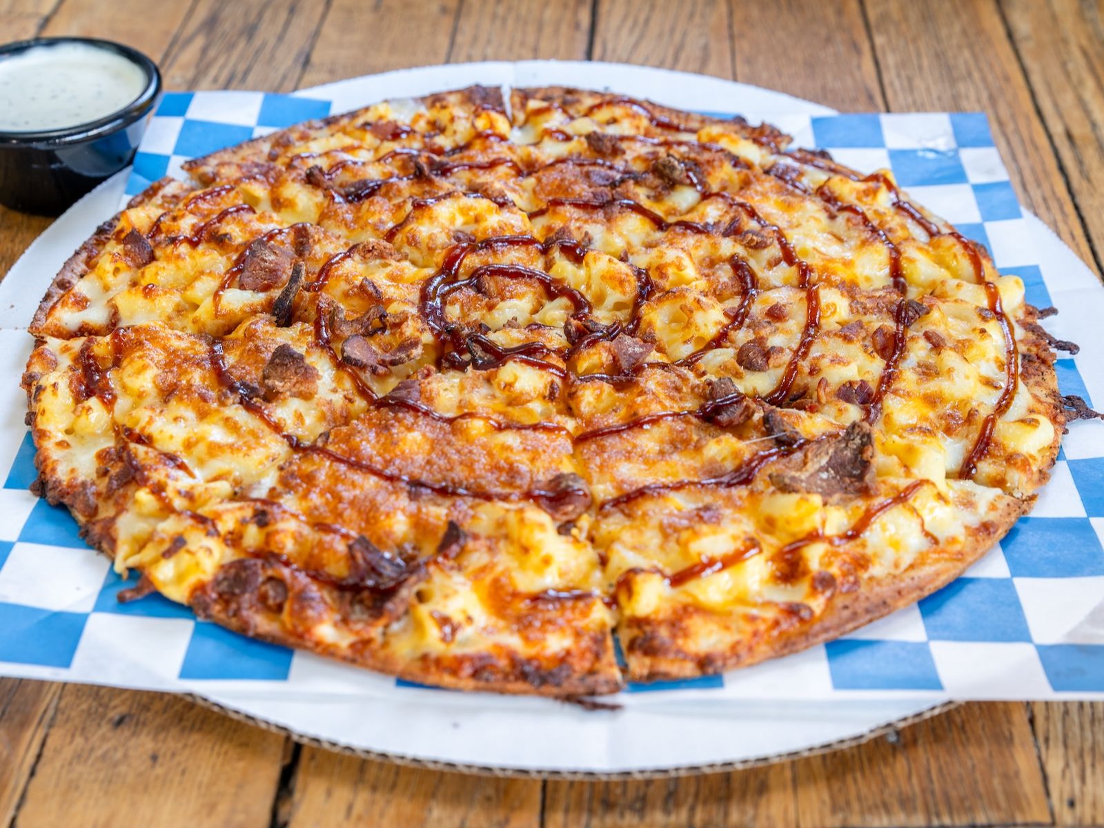 Mac & Cheese Pizza.