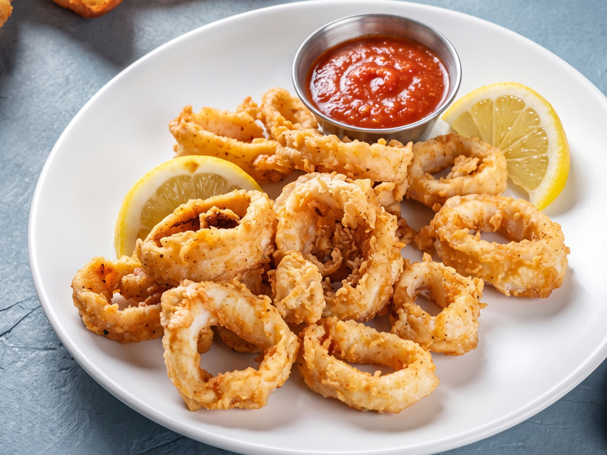 1 Lb Fried Calamari.