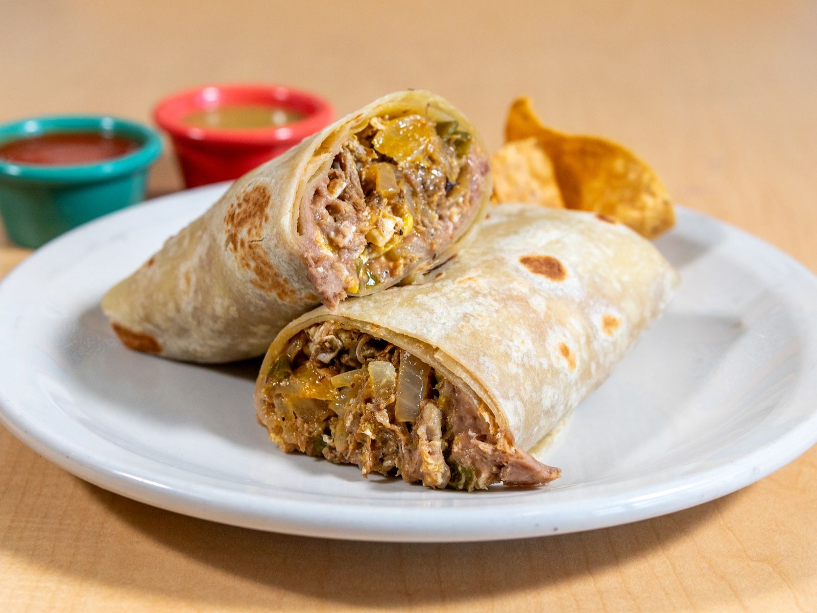 Machaca Burrito.