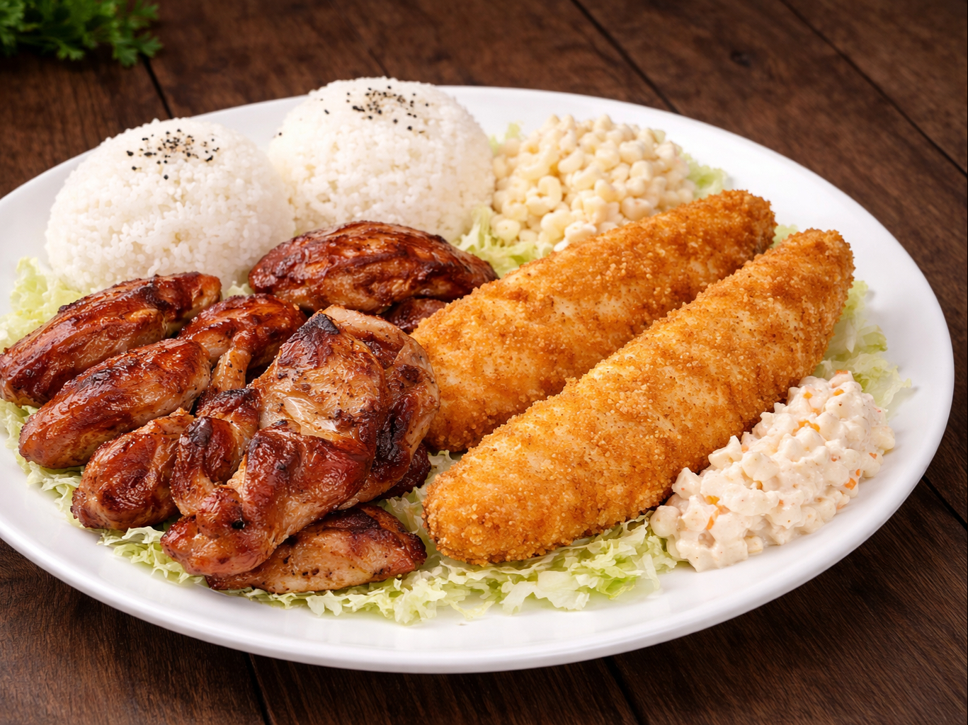 White Fish + BBQ CK Combo.
