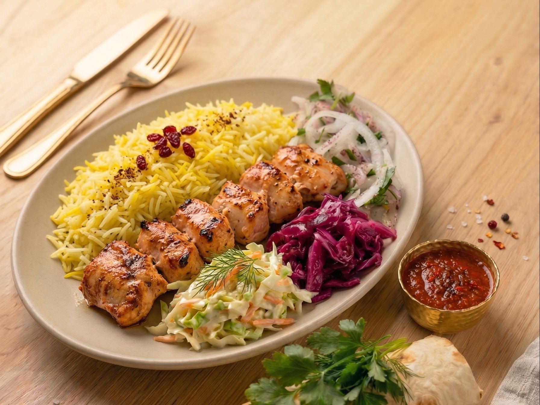 Chicken Breast Kebab.