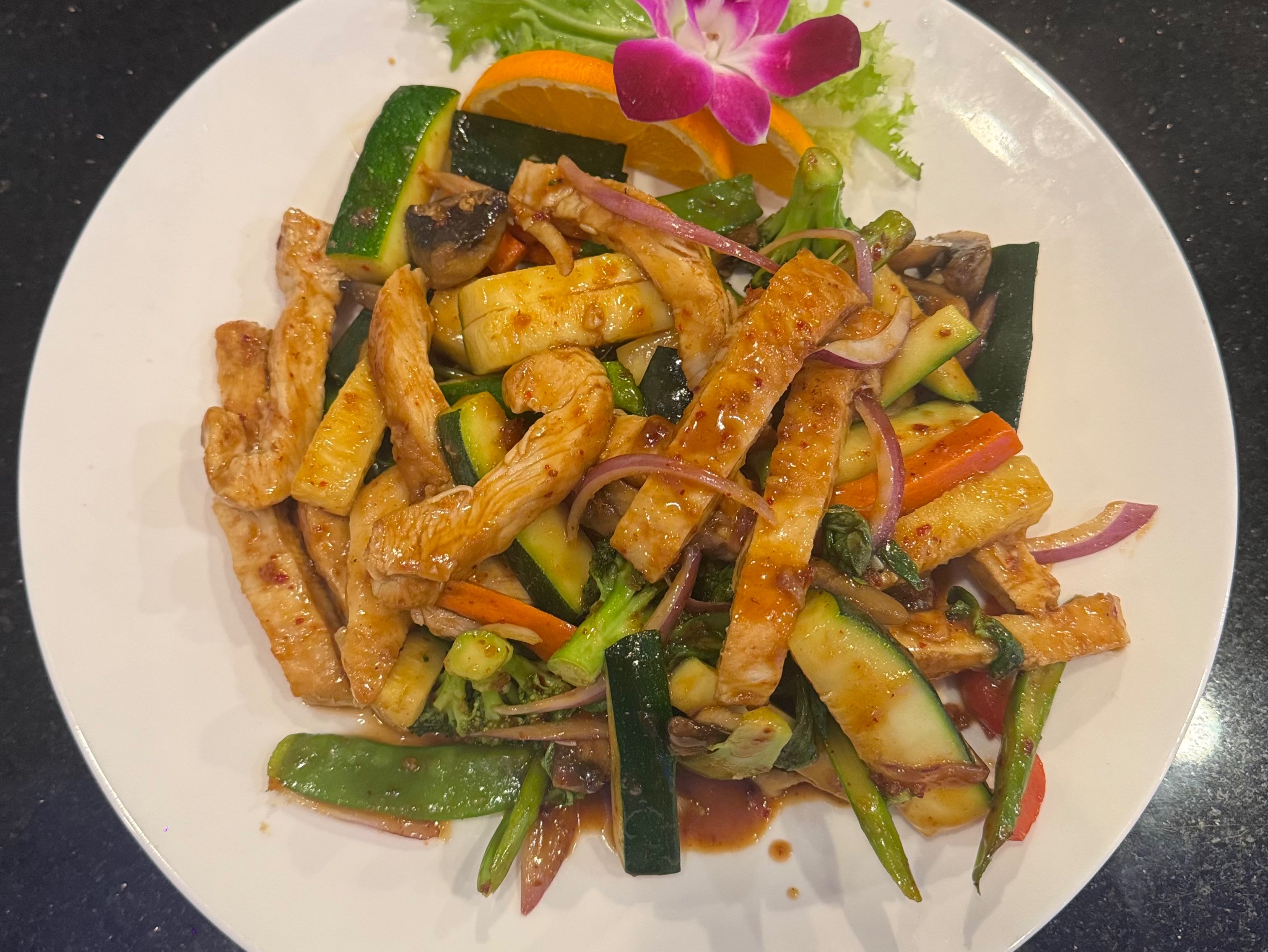 Basil Chicken.