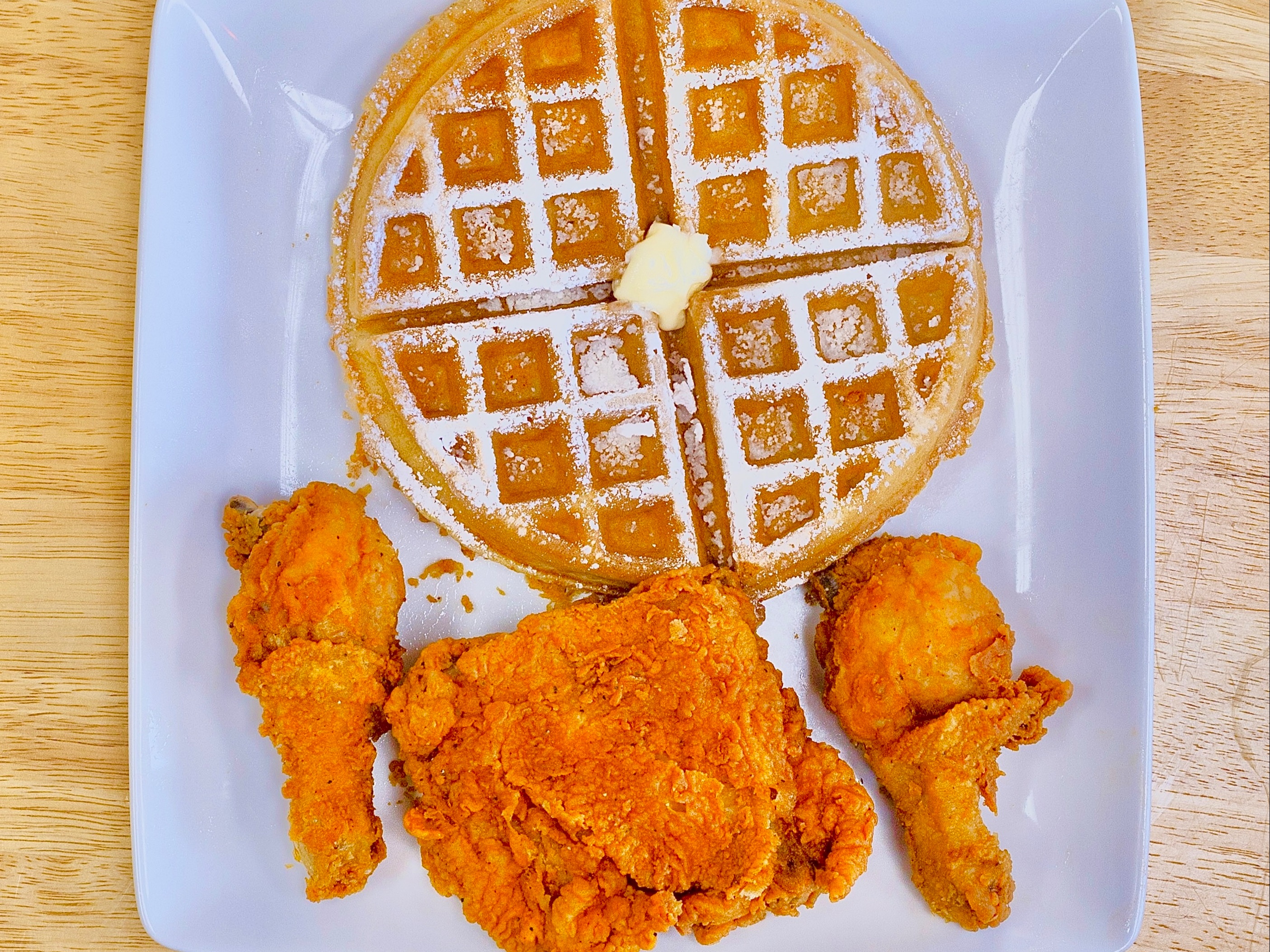 20 Dark Meat & 4 Waffles.