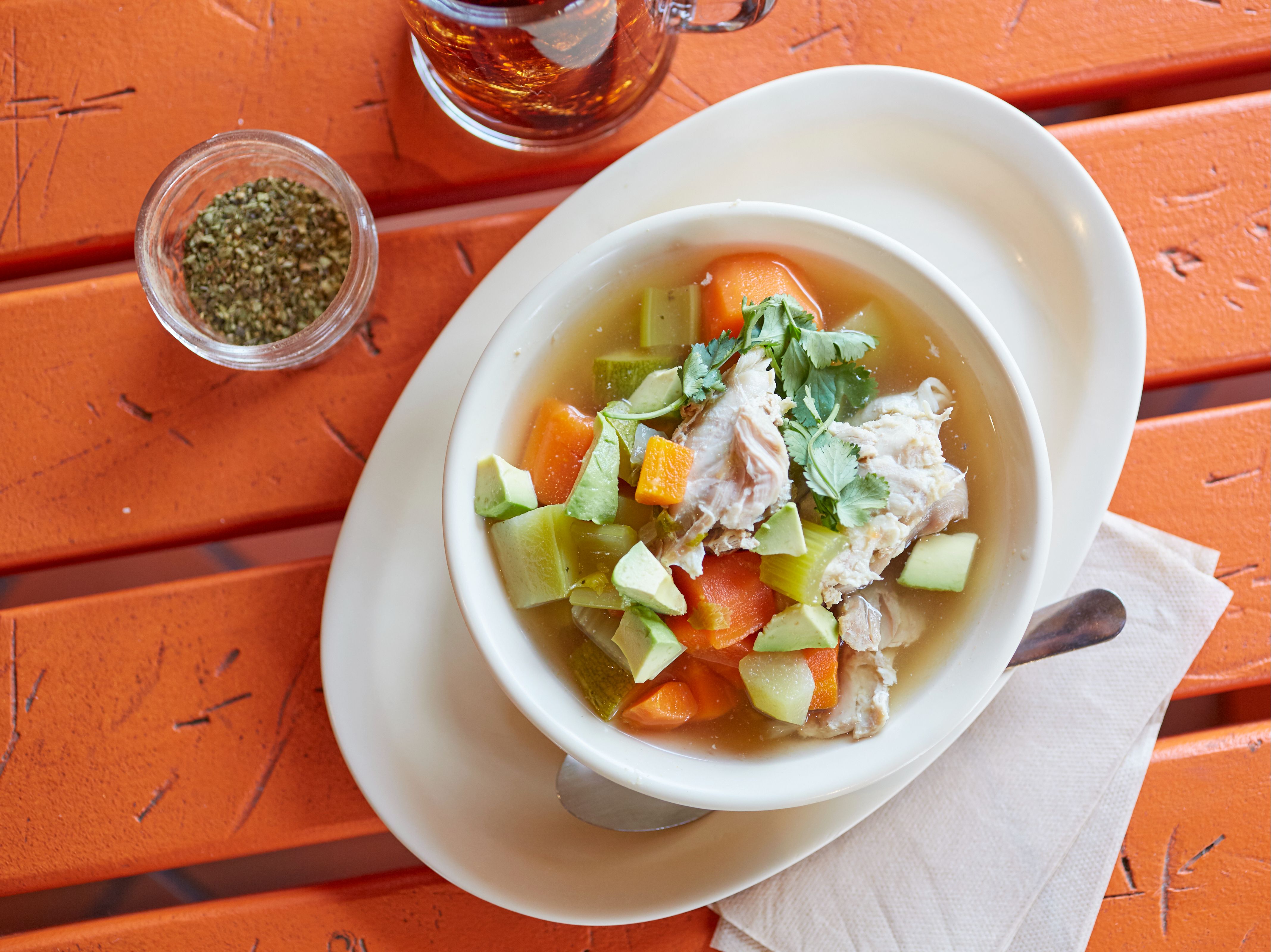 Caldo de Pollo/ Chicken Soup.