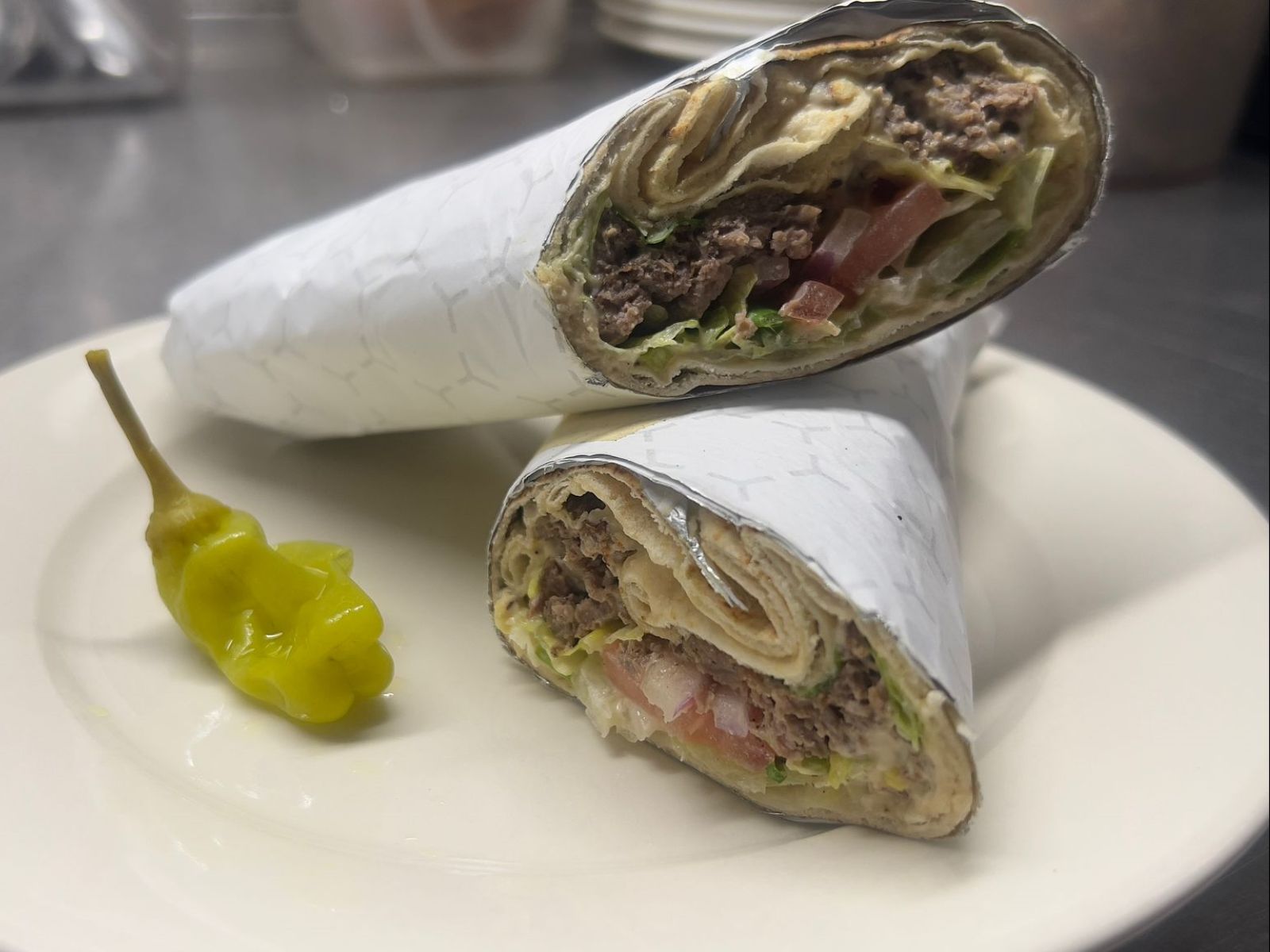 Kafta Kebab Pita Wrap
