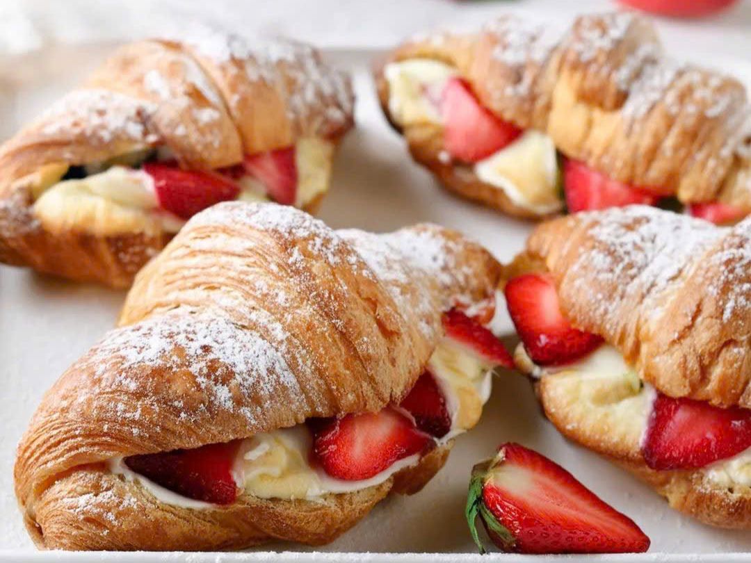 Strawberry Bavarian Cream Croissant