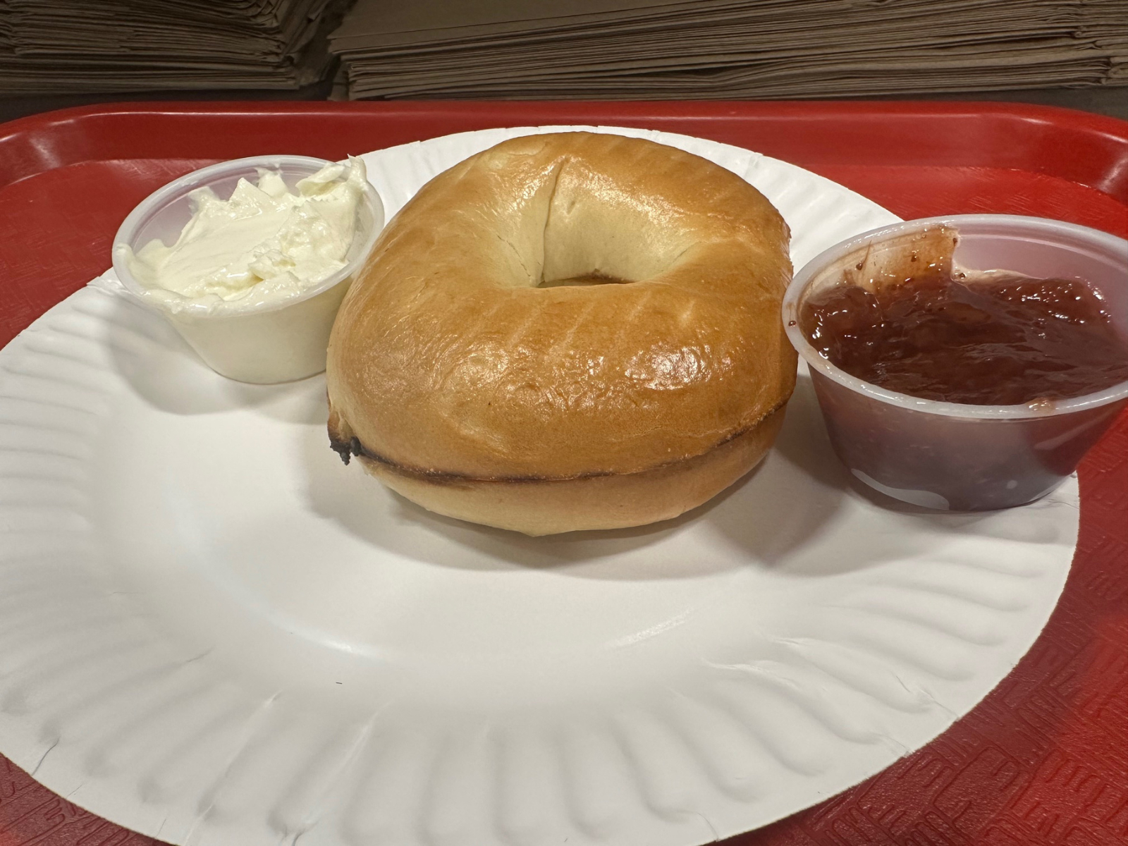 Bagel With Cream Cheese.