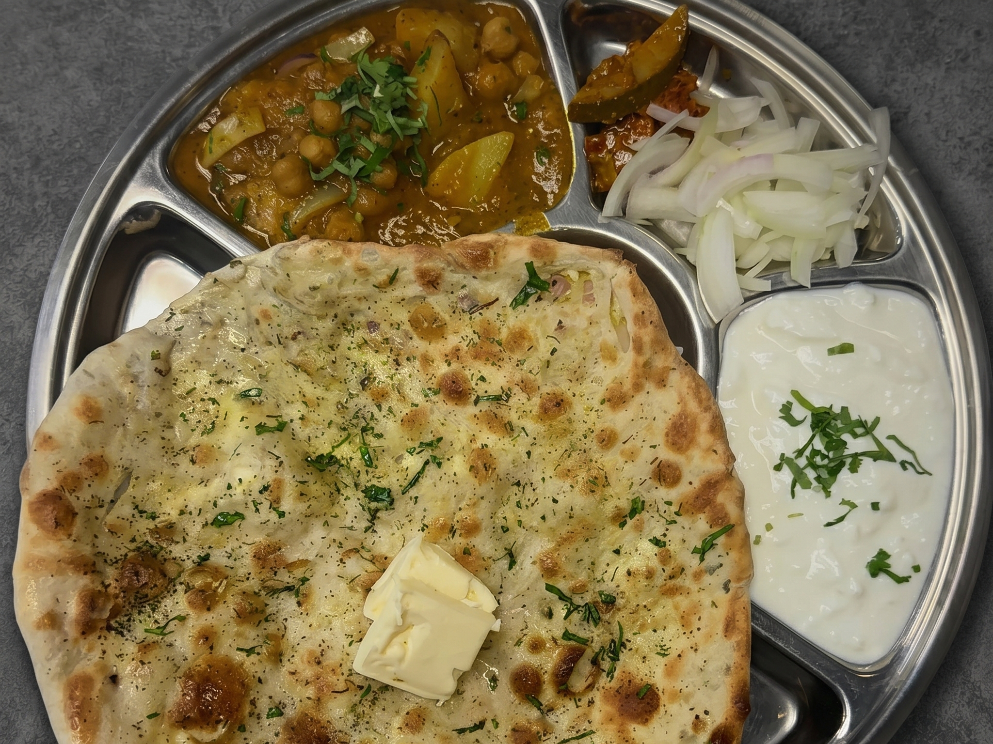 Ambarsariya Kulcha.