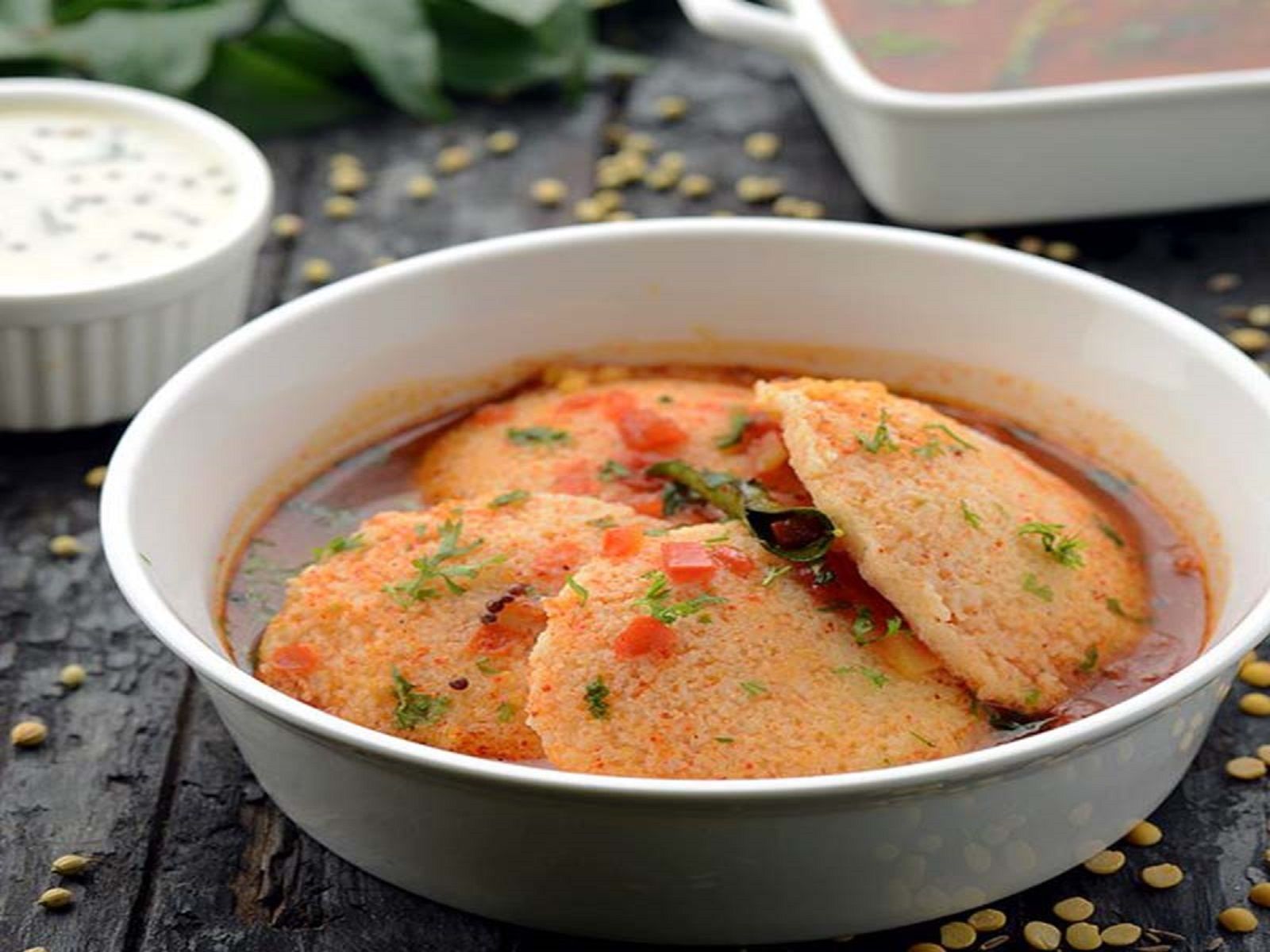 Rasam Idli.
