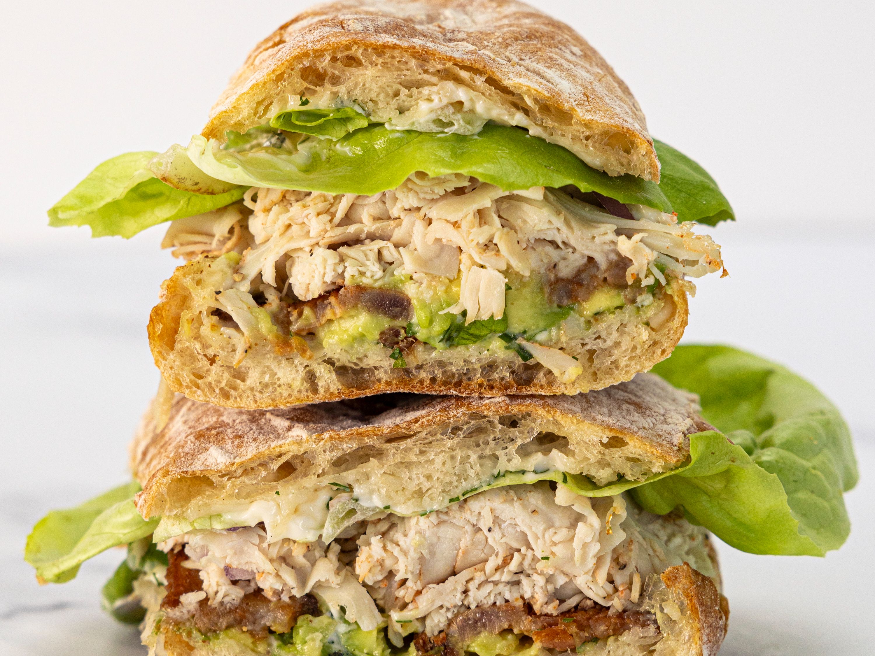 Cheese Store Club Sandwich.