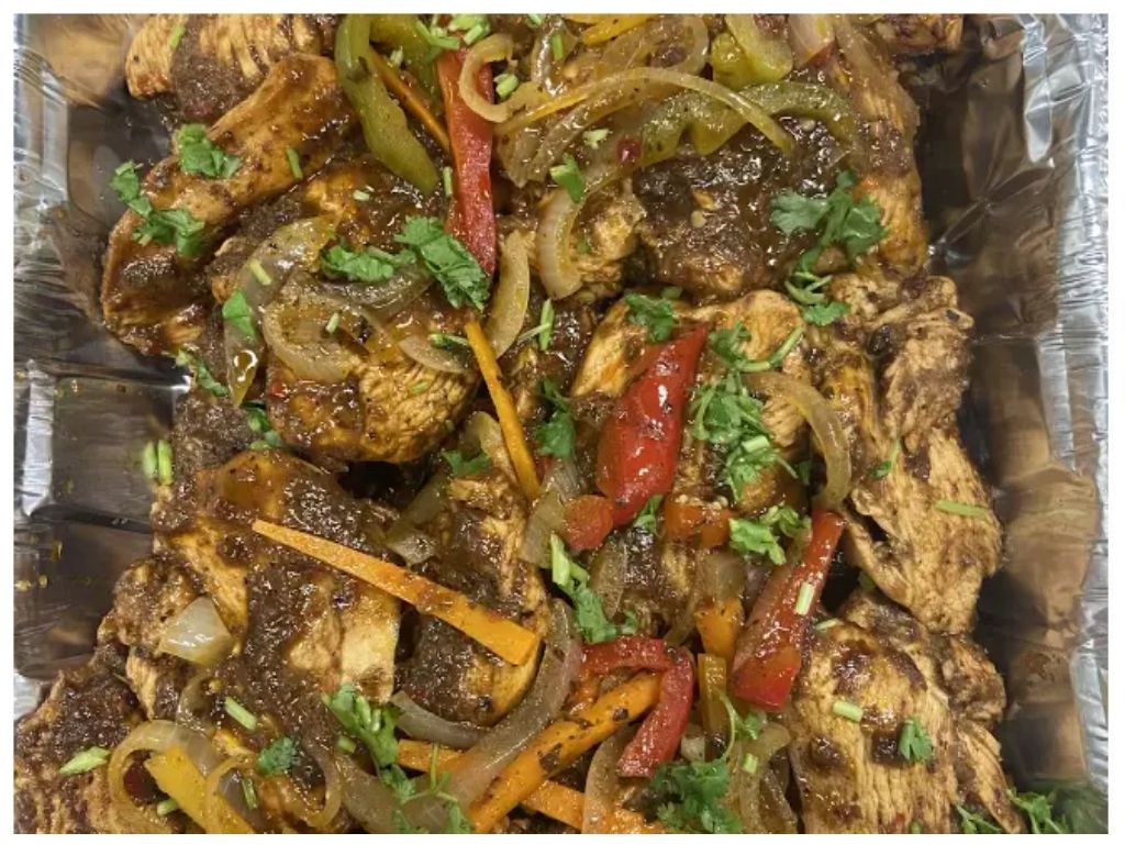 Jerk Chicken leg quarter Full pan