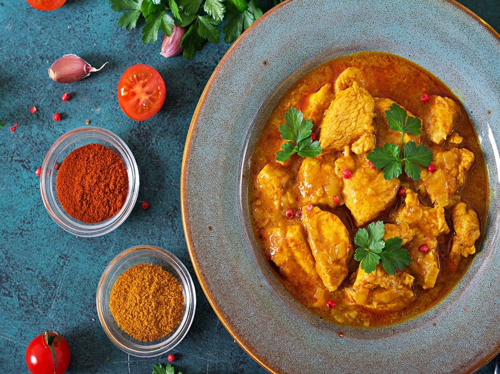 Kids Mango Chicken W/Cheese Naan.