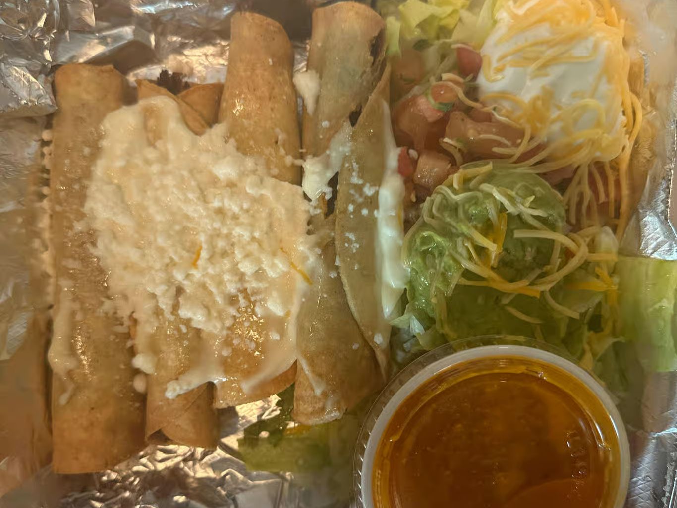 Taquitos Dorados.