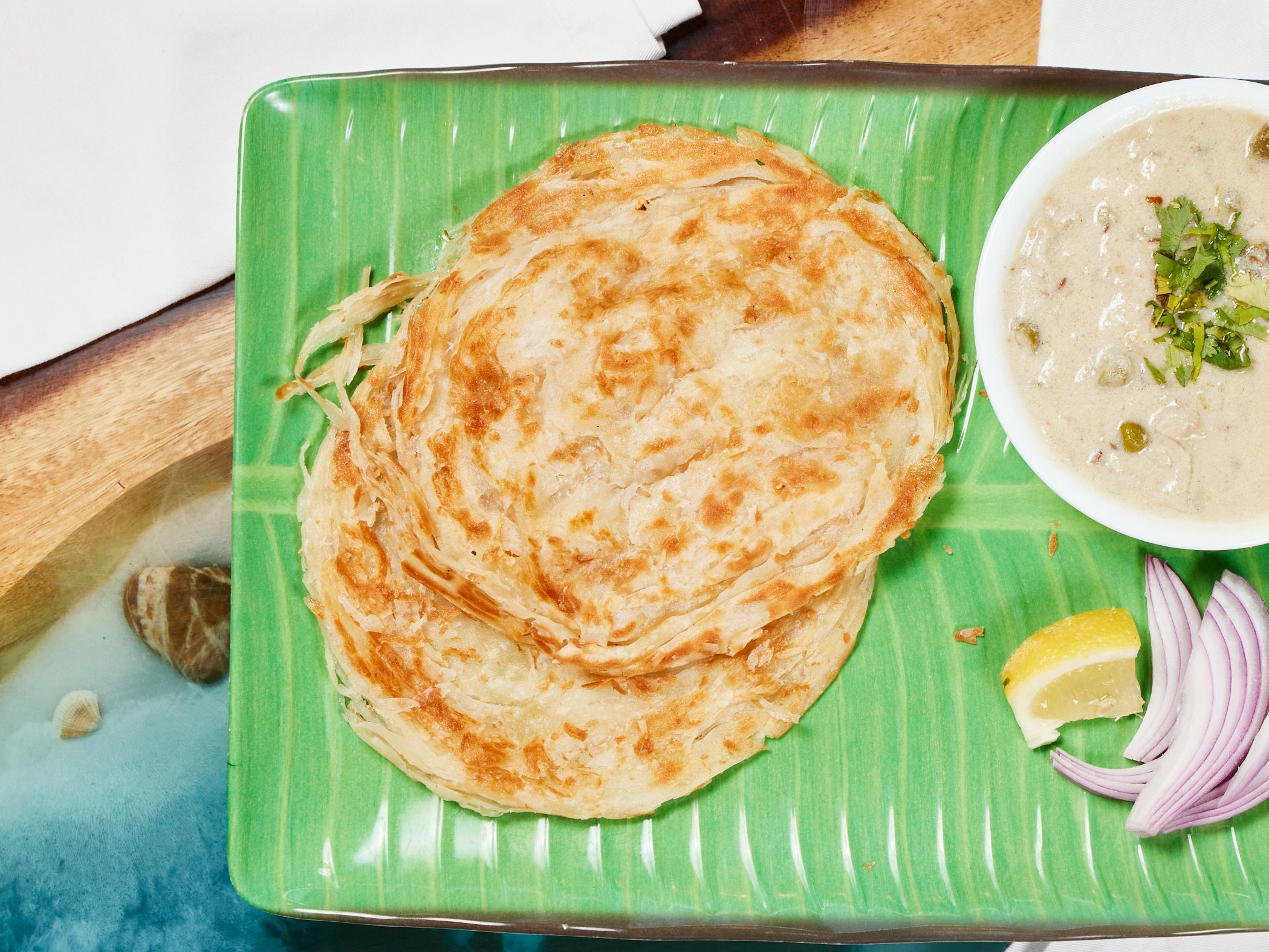 Parotta w/ Chicken curry