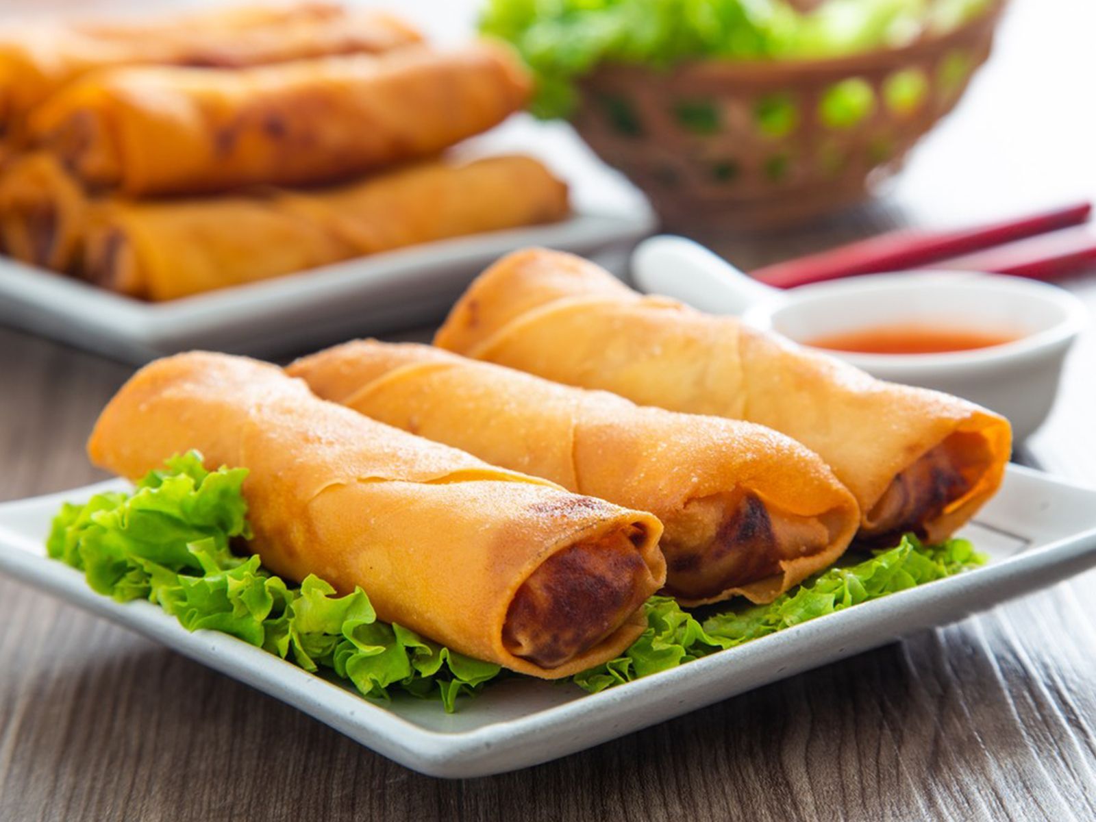 A3. PORK & SHRIMP EGG ROLLS | CHẢ GIÒ TÔM THỊT (3 pcs).