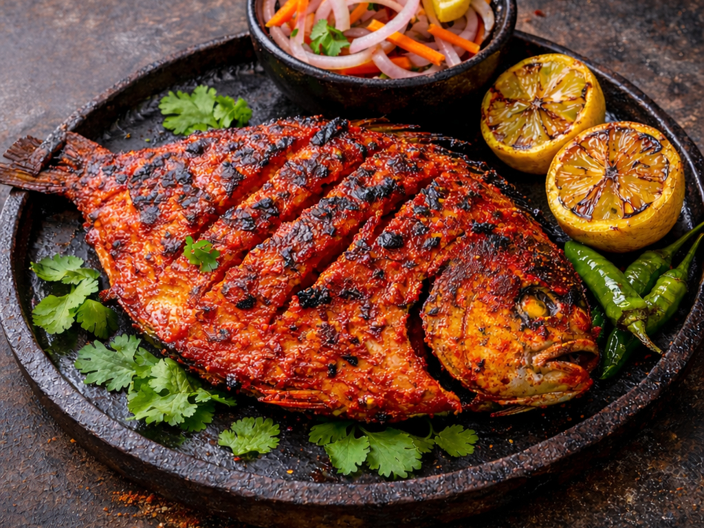 Tandoori Fish (Pompano).