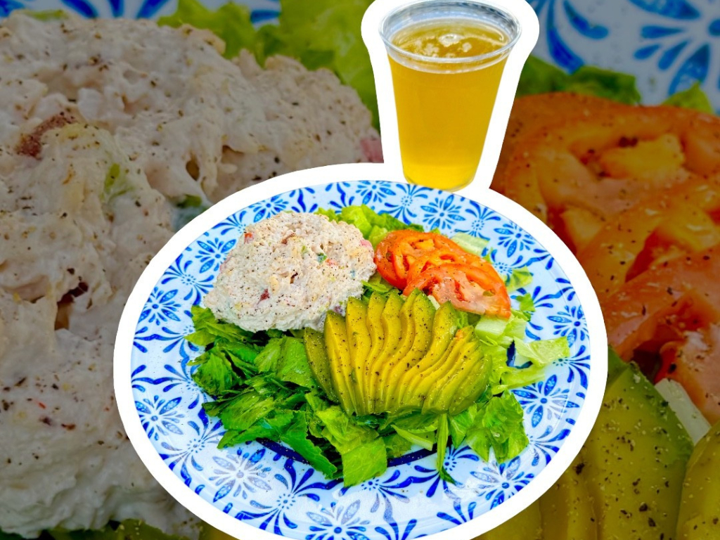 Avocado & Chicken Salad.