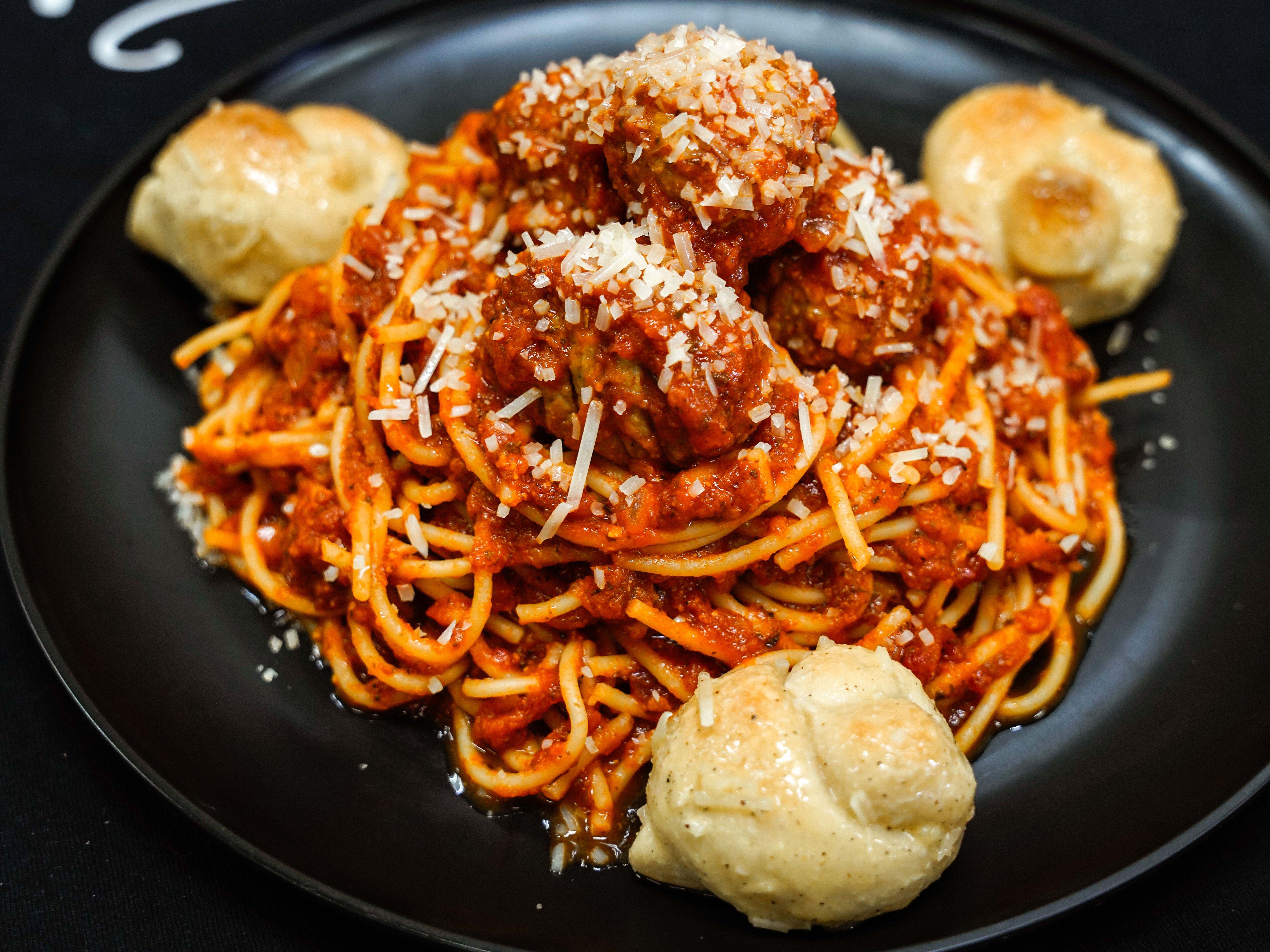 Spaghetti W/MB Pasta.