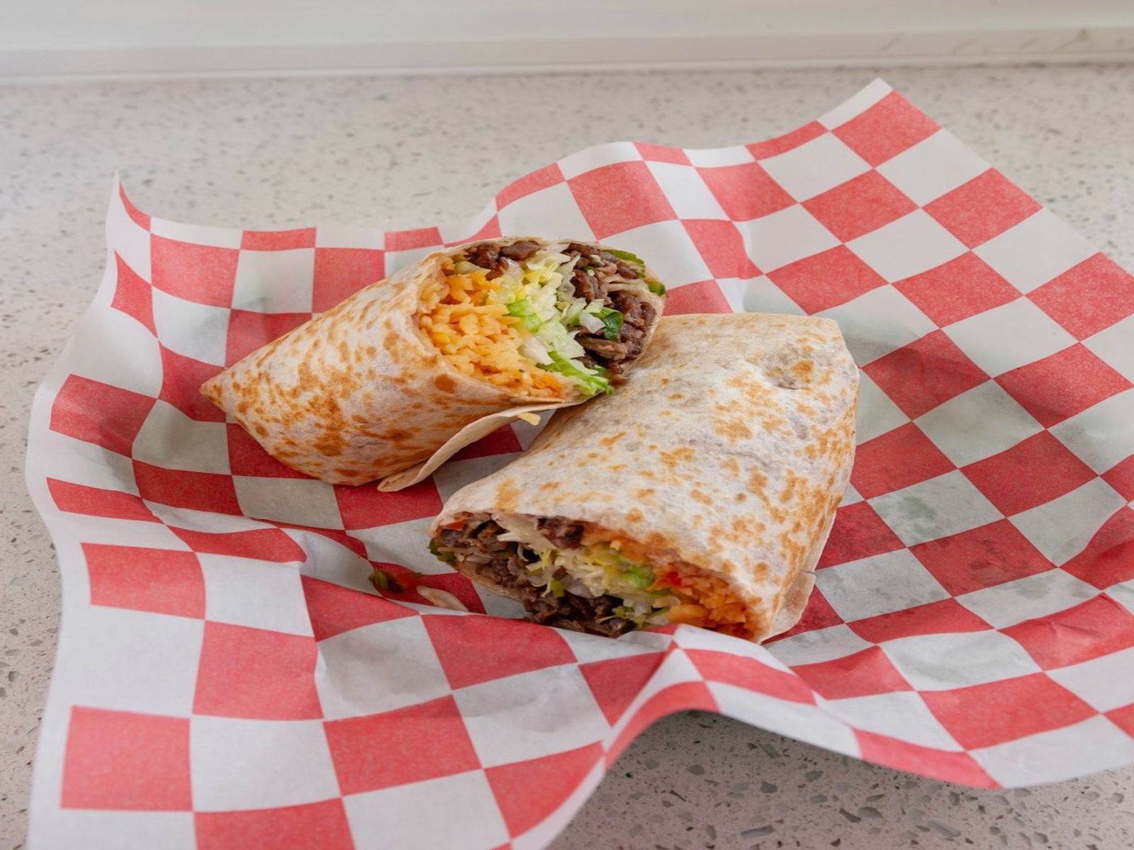 Texas Style Burrito.
