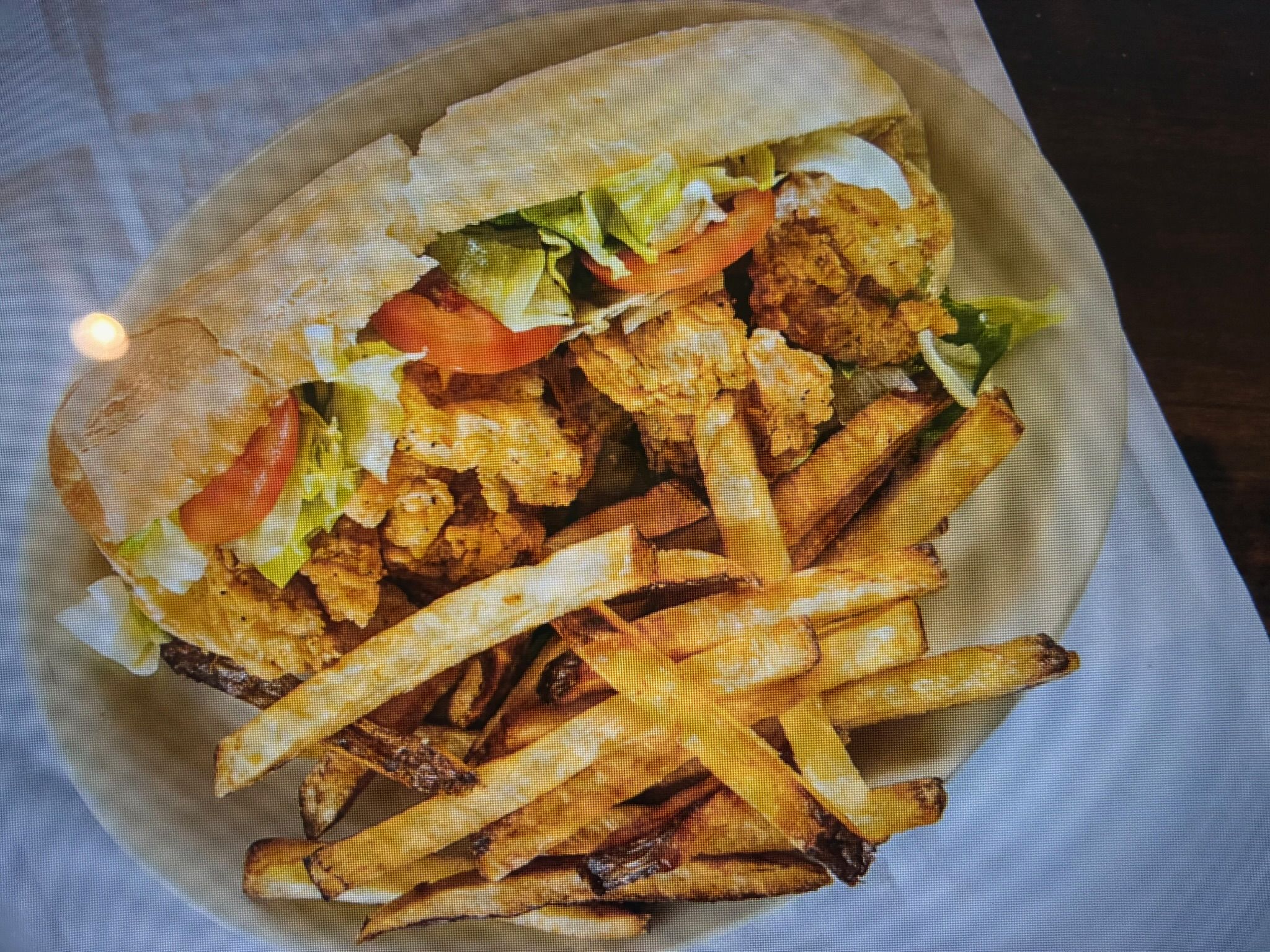 Fried Shrimp Po' Boy.