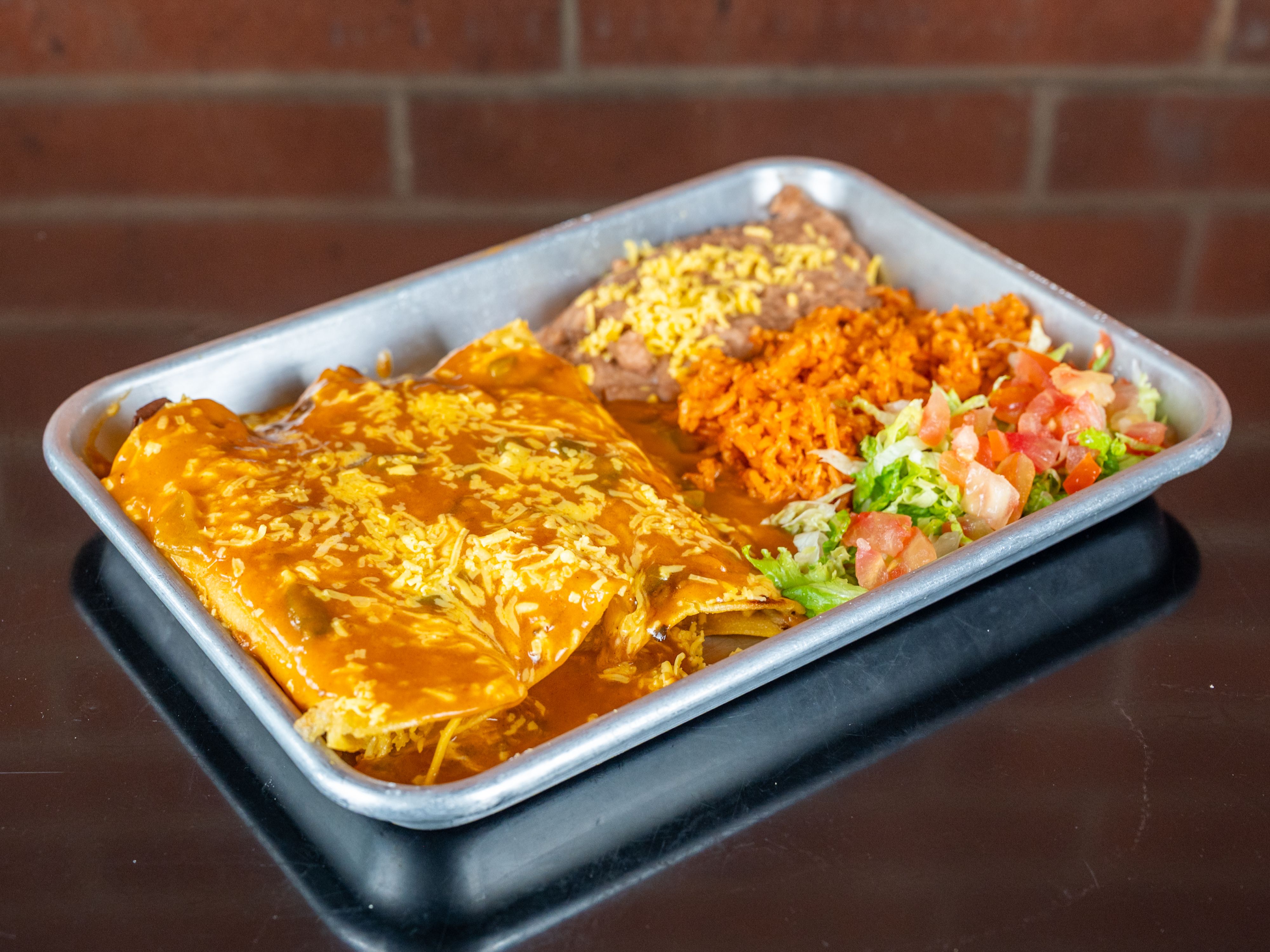 Enchilada Plate.