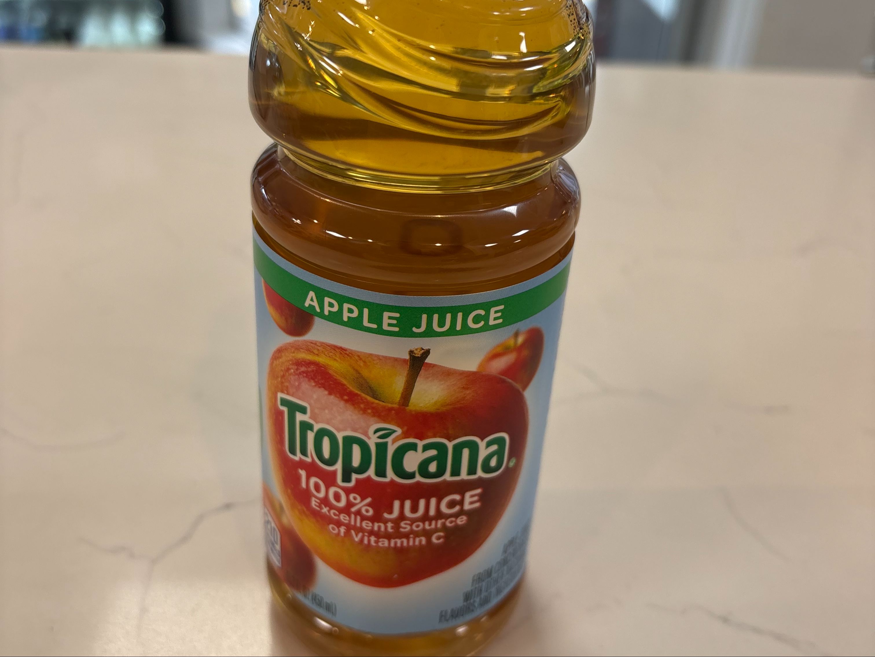 Tropicana Apple Juice.