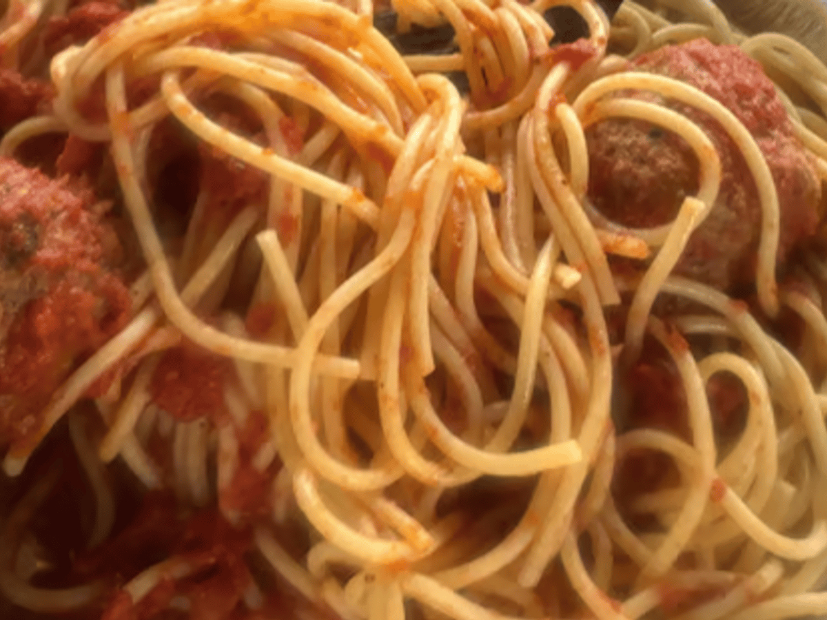 Spaghetti Marinara.