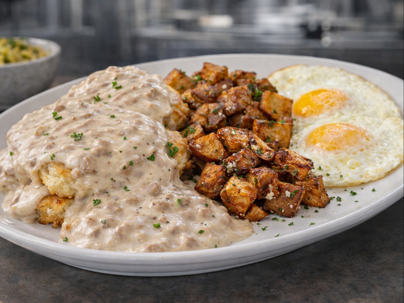 Biscuits and Gravy.
