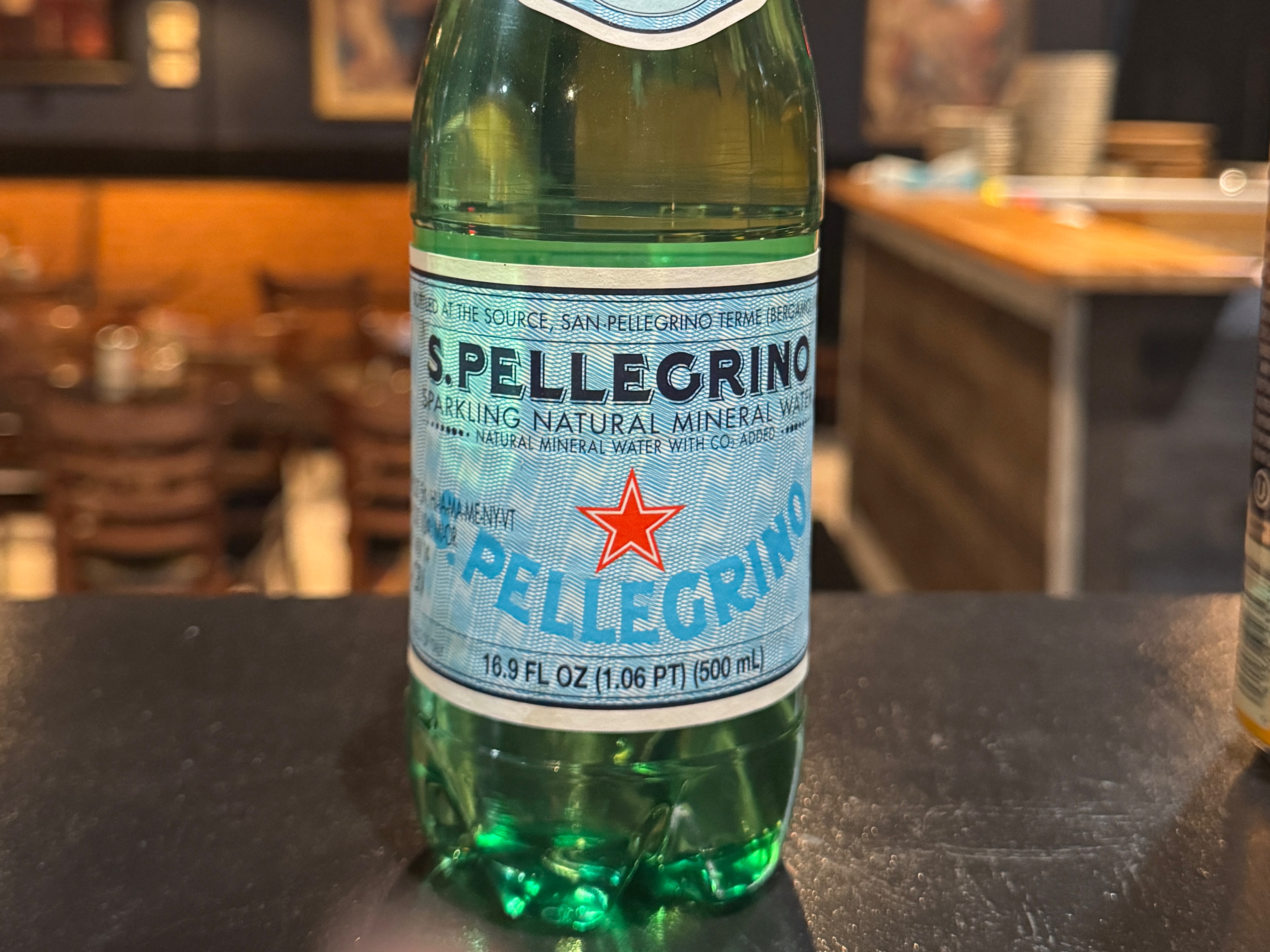 Small Pelligrino.