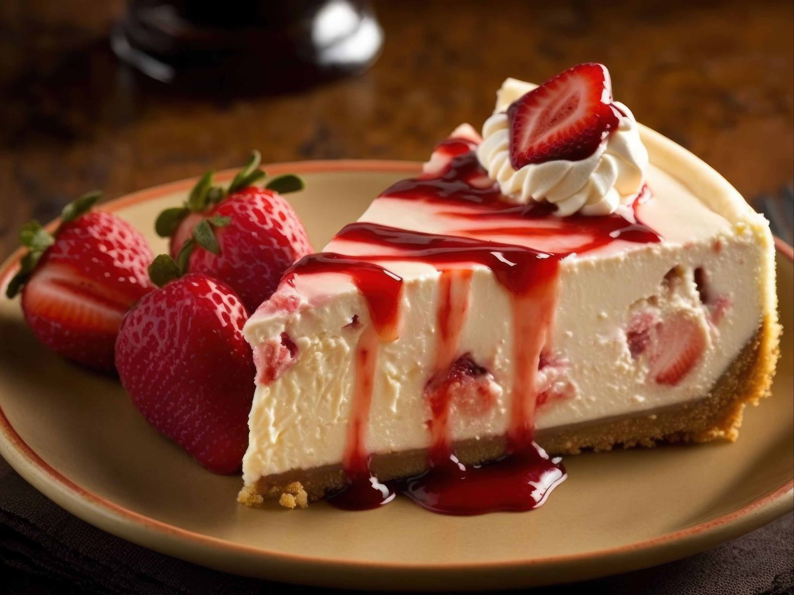 Seasonal Cheesecake.