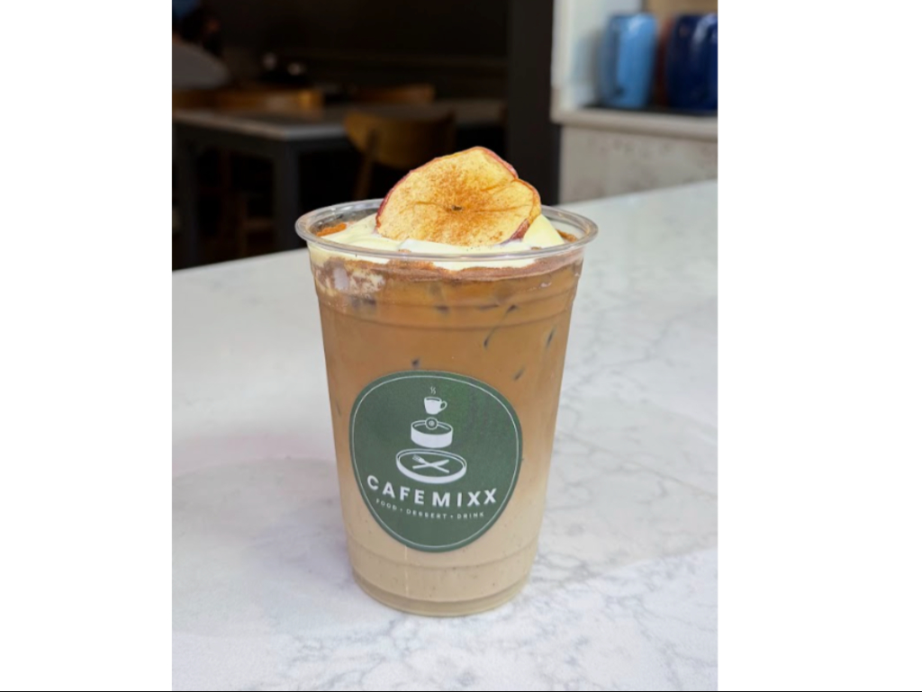 SPICED APPLE  LATTE.