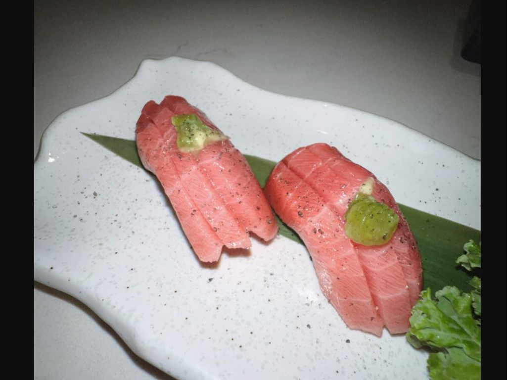 Bluefin Fatty Tuna (Maguro Toro) Nigiri