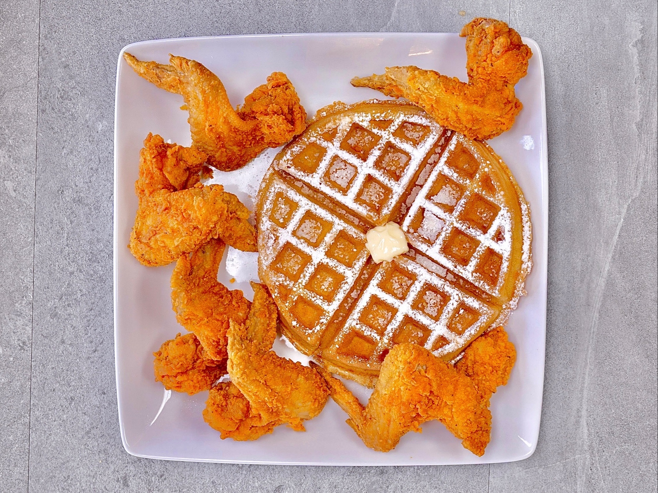 6 Wings 1 Waffle.