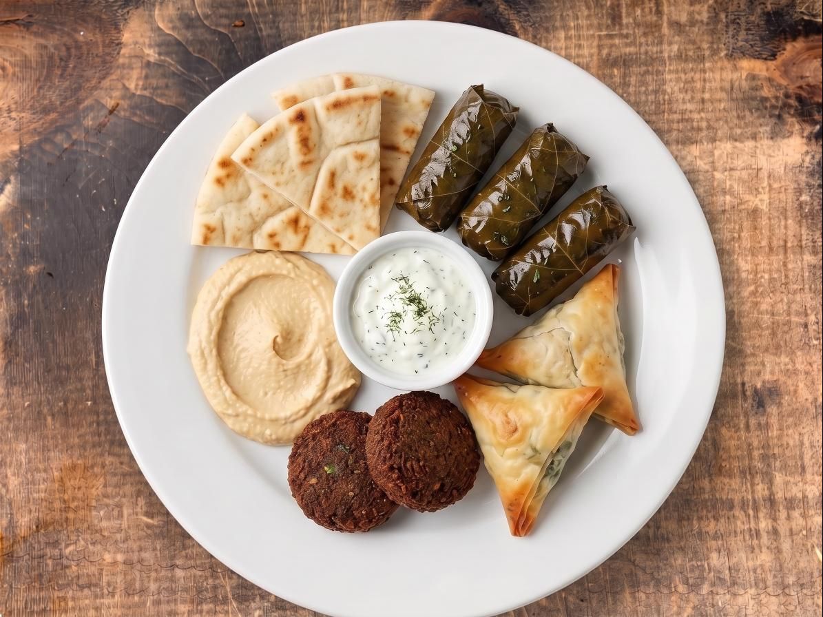 Greek Sampler Platter.