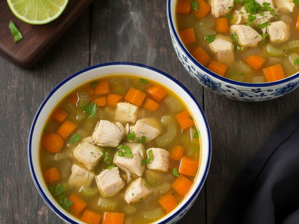 Chicken Soup (GF, NF, DF).