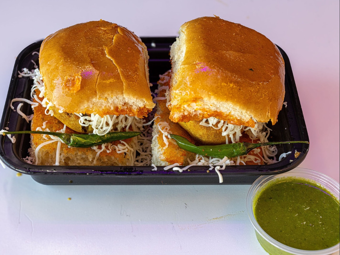 Cheese Vada Pav (S).