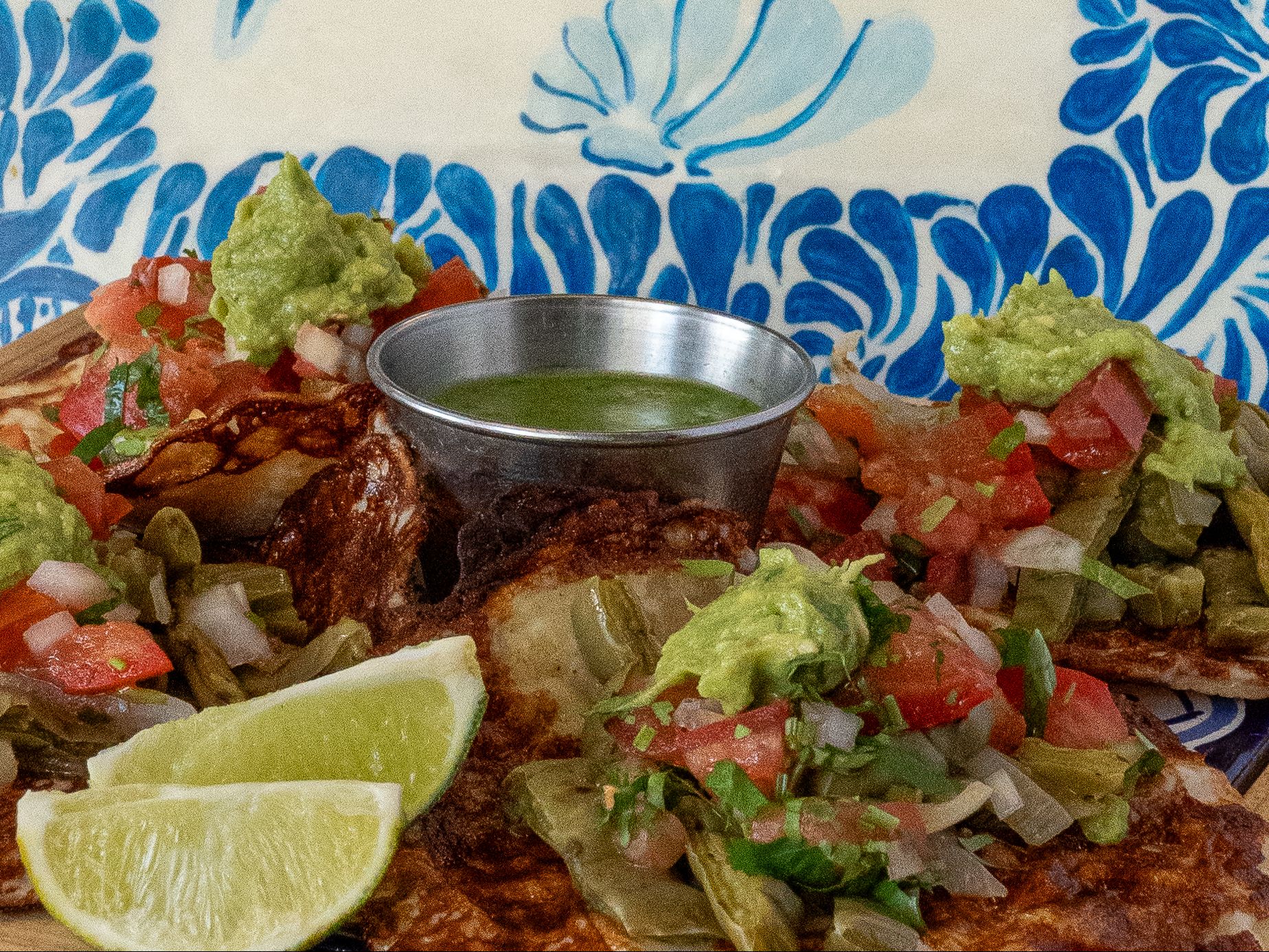 Mushroom & Spinach Tajin Tacos.
