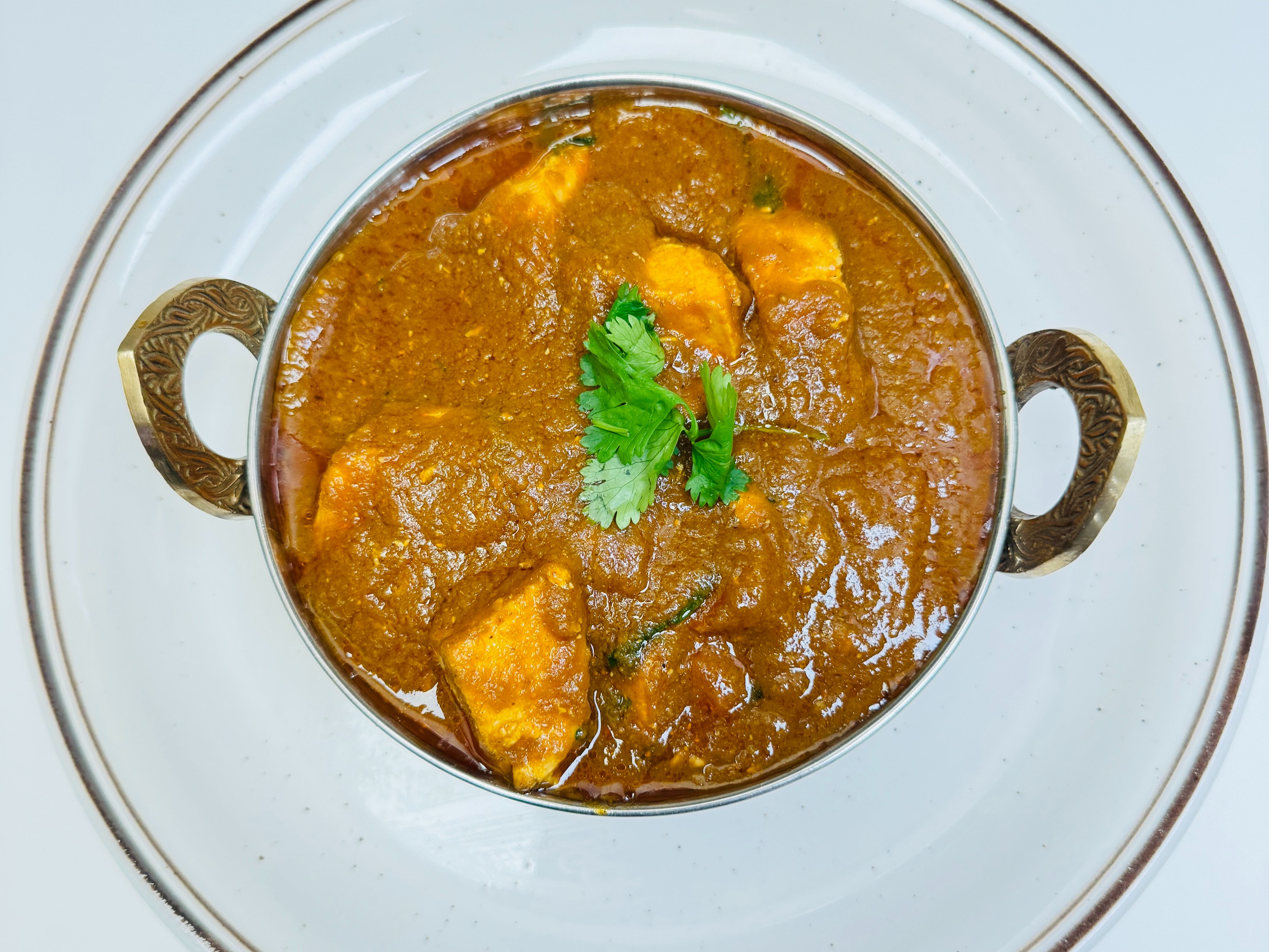 Garlic Chicken Masala.