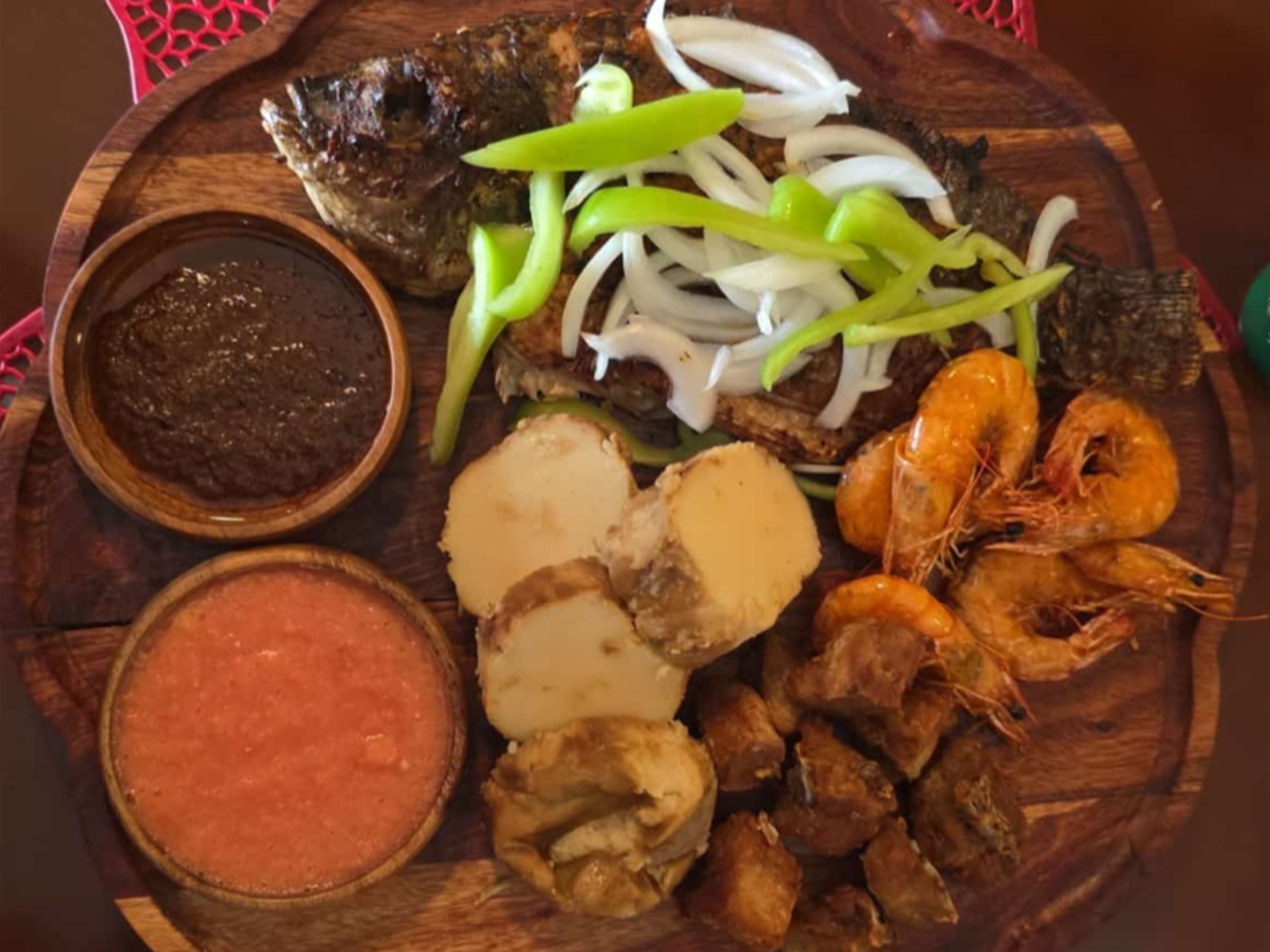 FANTE KENKEY PLATTER.