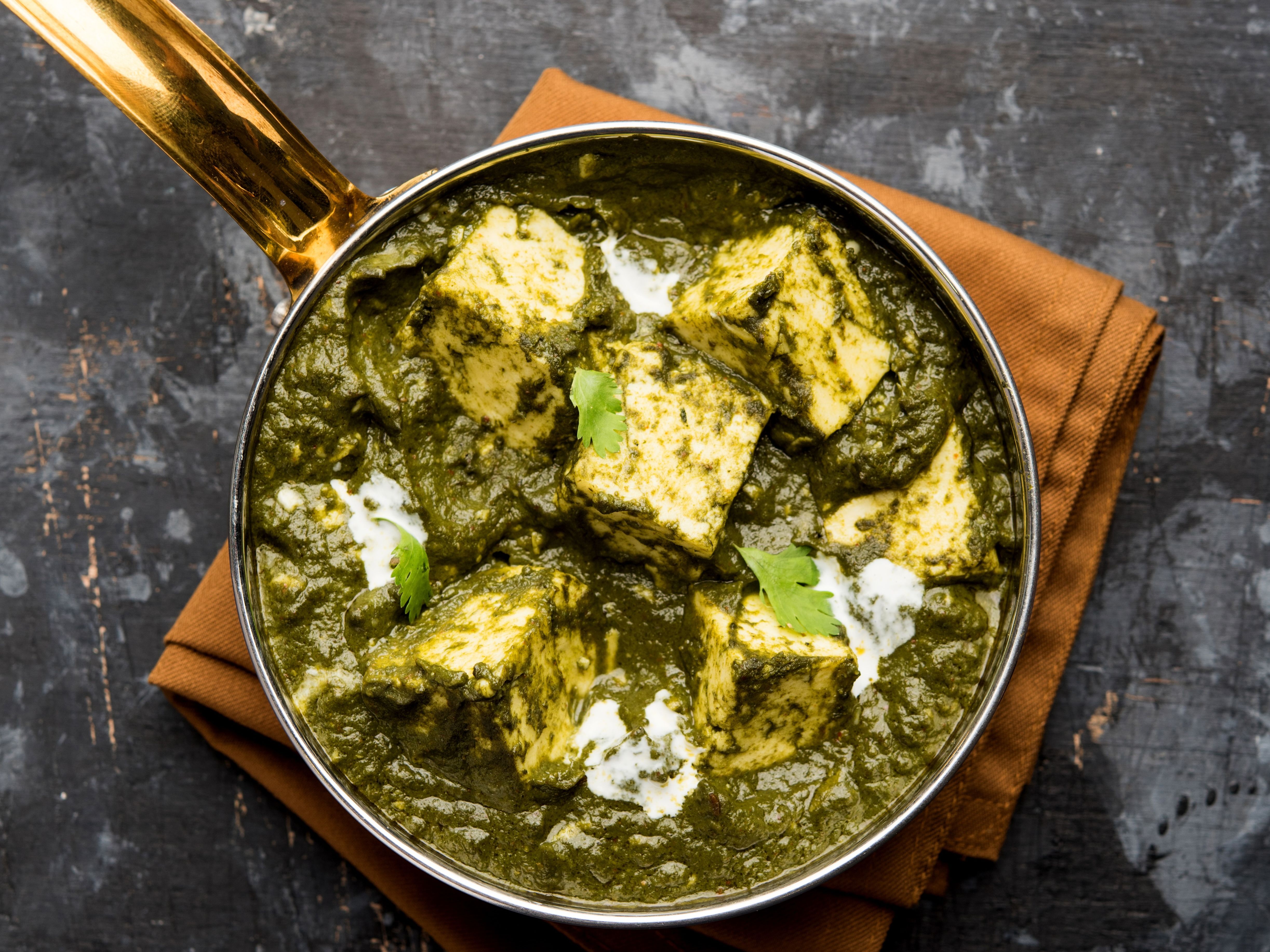 Palak Paneer.
