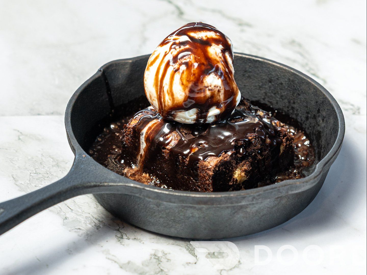Brownie with Icecream.