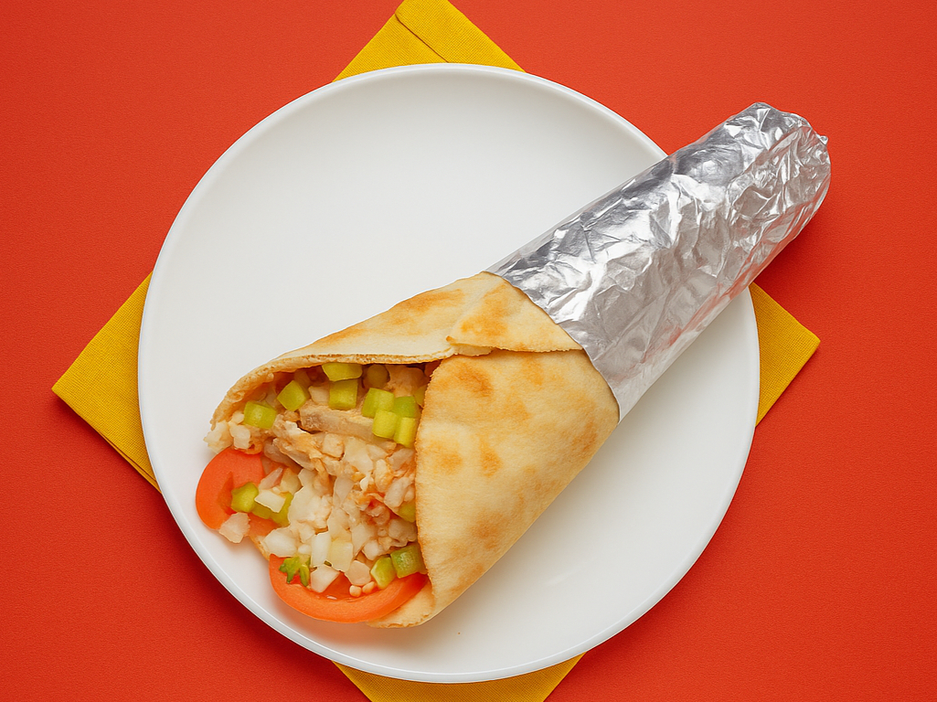 CHICKEN Pita Sawarma.