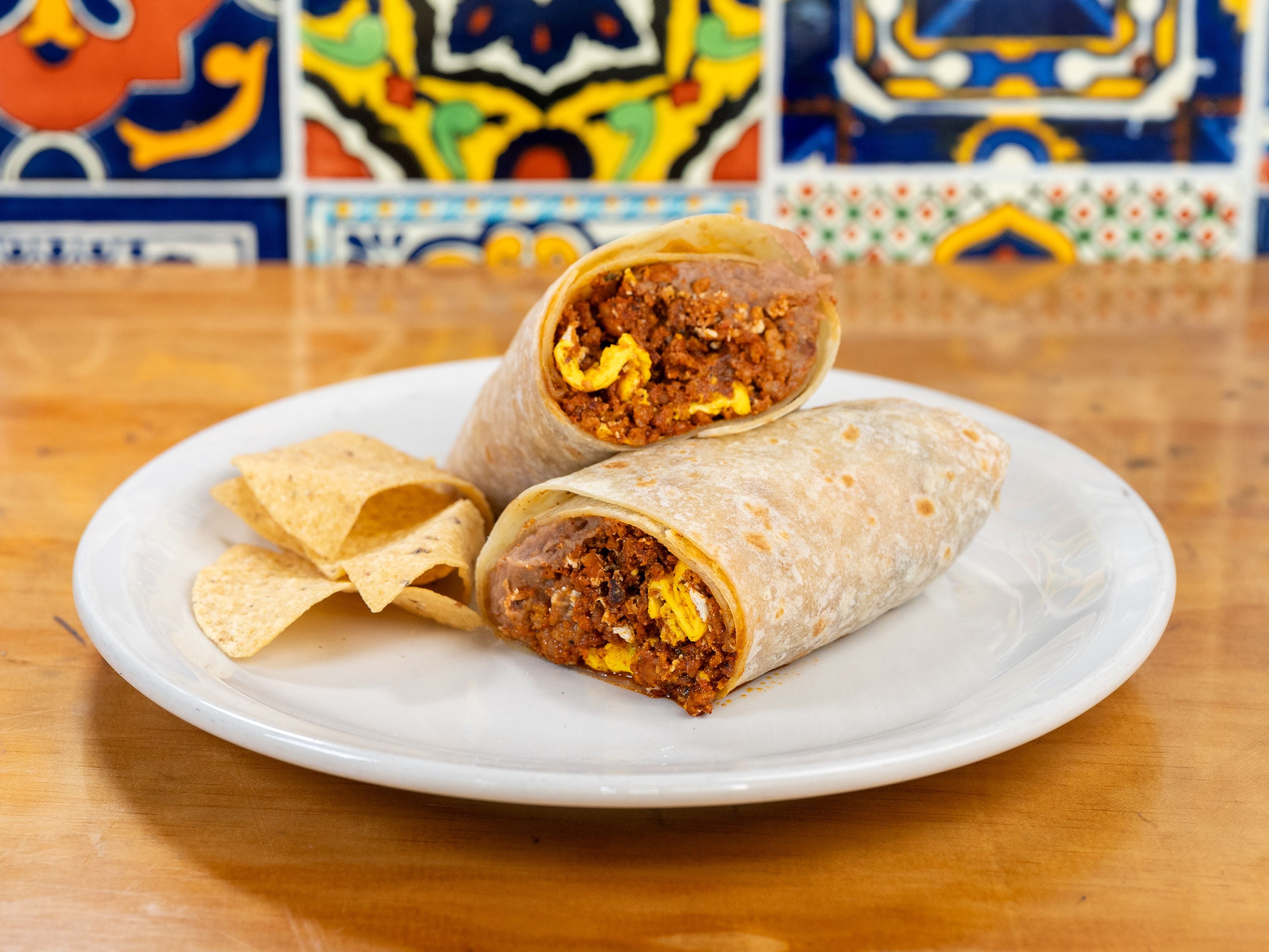 Chorizo Burrito.
